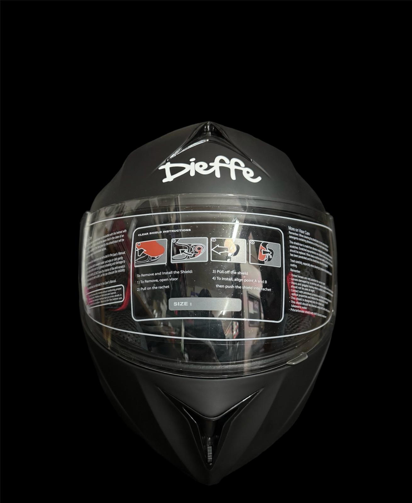 Casco Modulare DF901 Nero Opaco