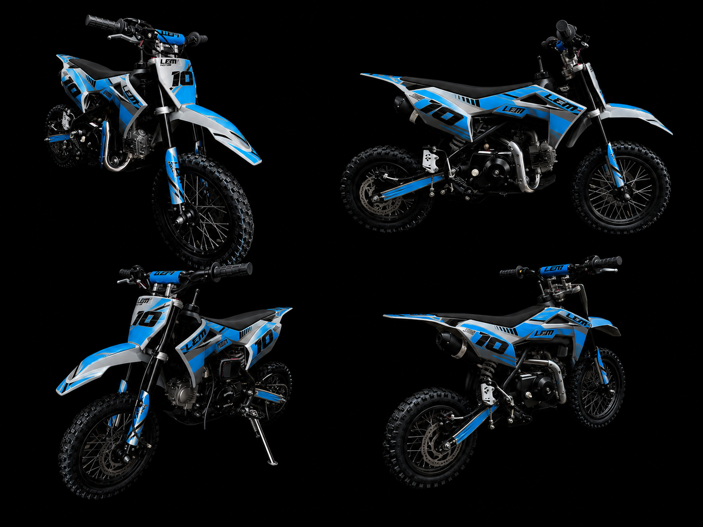 Pit Bike Lem RF V70 - 70cc 4 tempi - Ruote 12/10 - Full Automatic