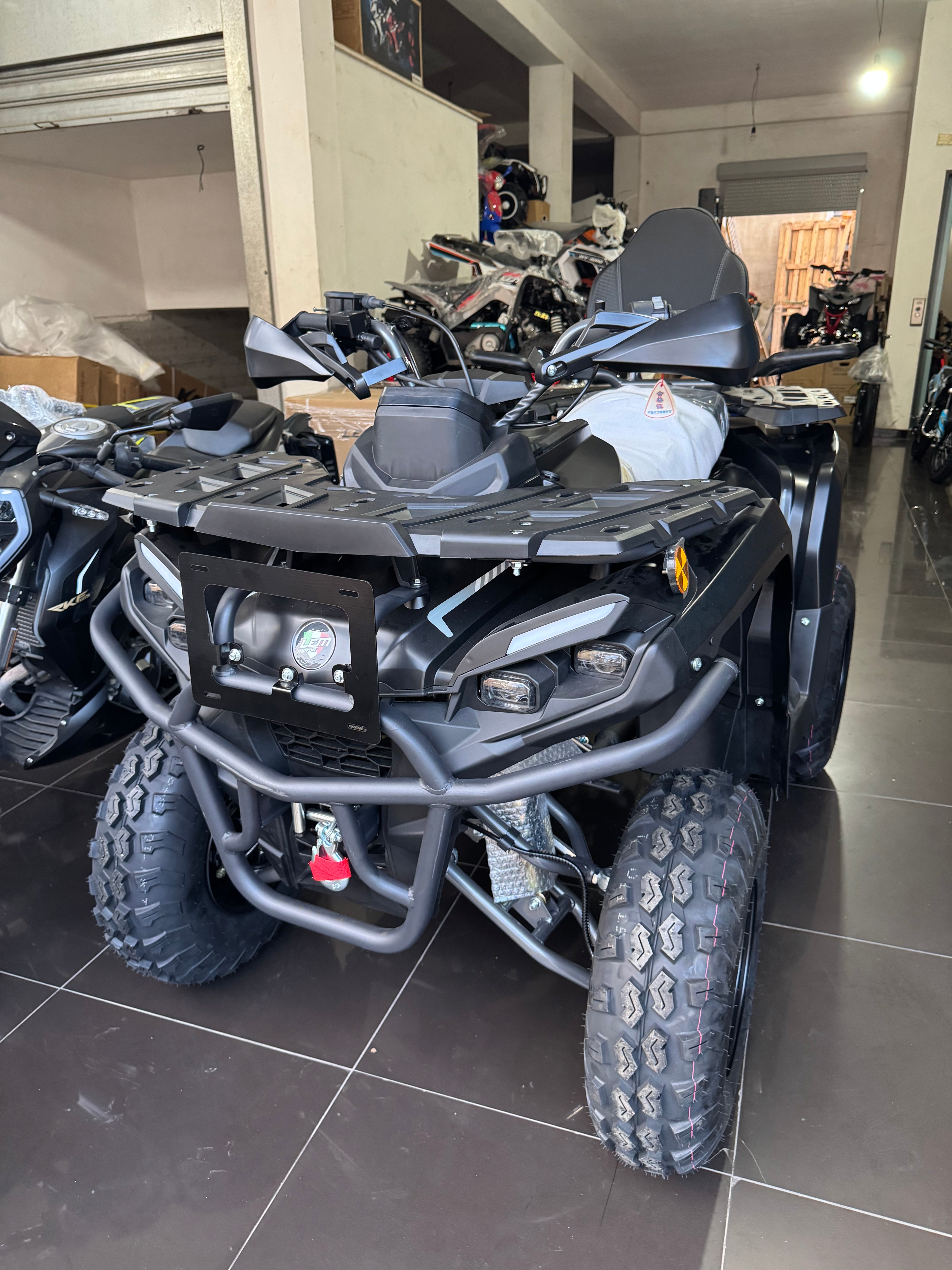 QUAD LEM HAMMER 200 PRO -R TARGABILE - TARGA BIANCA - OMOLOGATO 2 POSTI