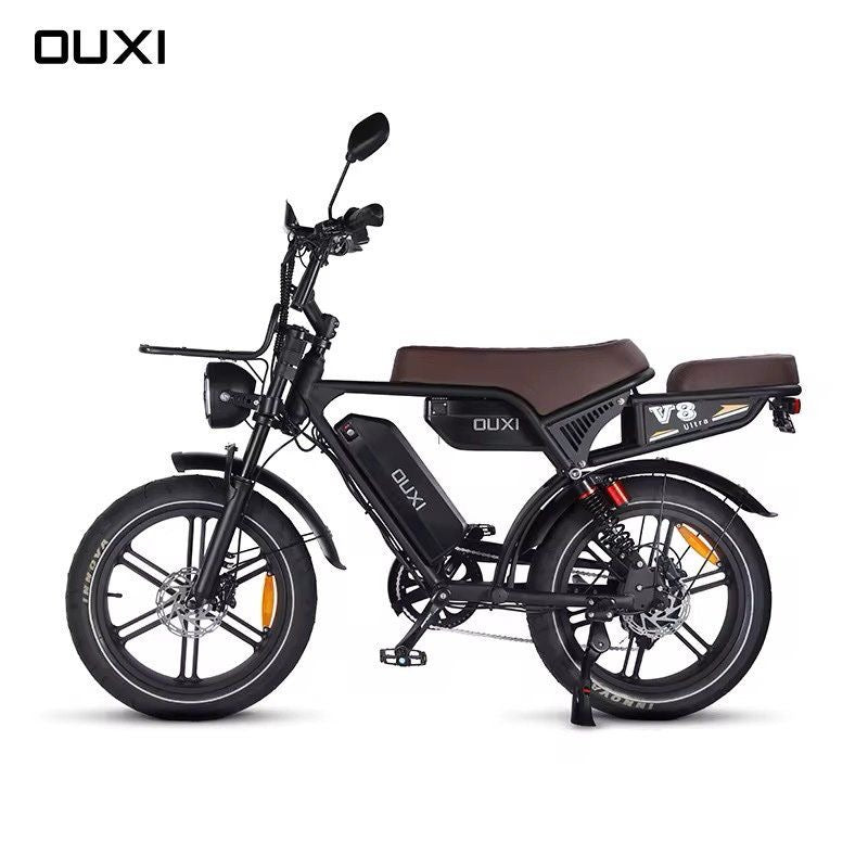 E-Bike OUXI V8 Ultra Max (Nera-Marrone) - Motore 250W - Batteria 48V 30Ah                                     *CHIEDERE DISPONIBILITÀ SU WHATSAPP*
