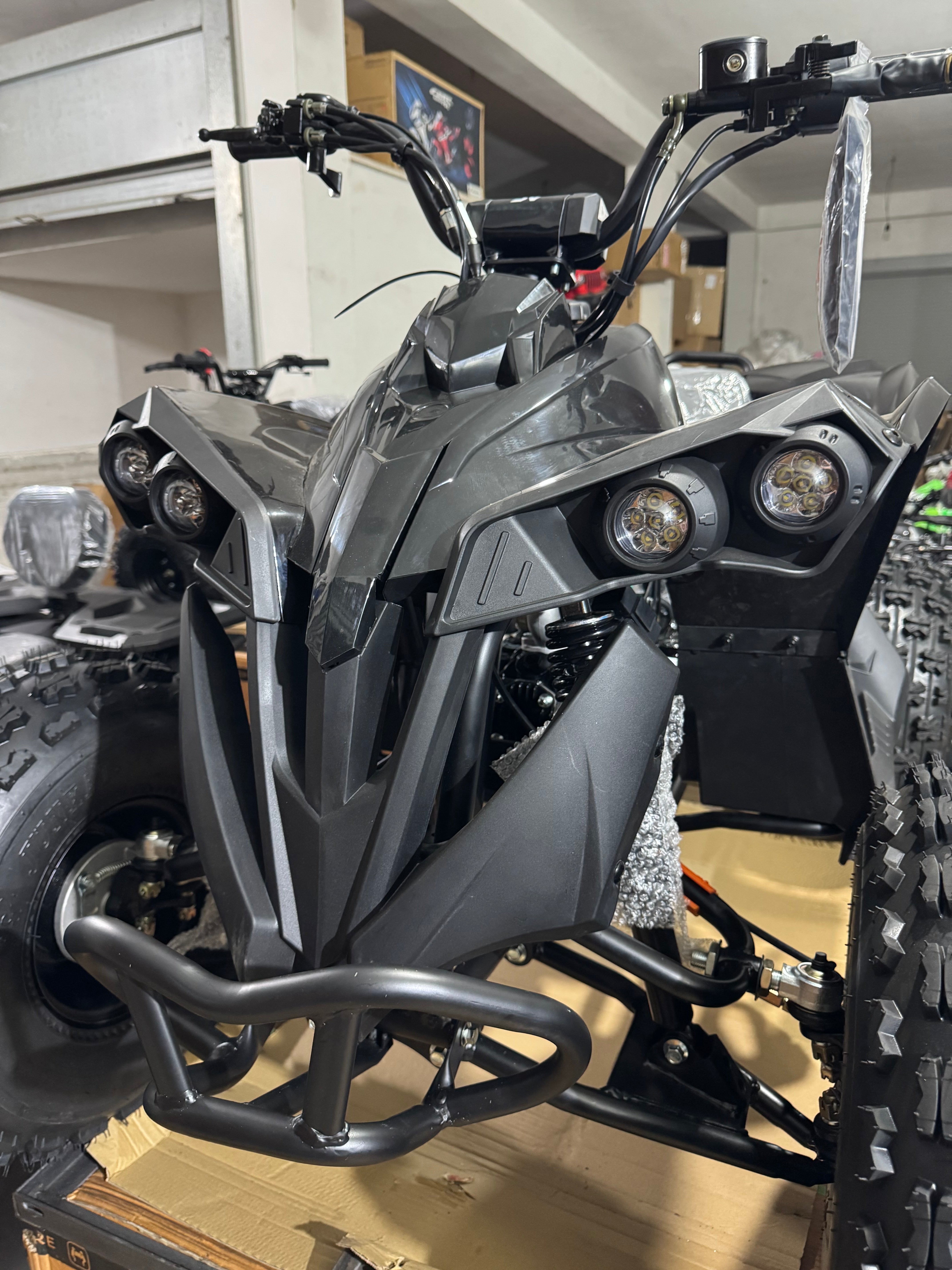Quad AF Motors RENEGADE 125cc 4 Tempi  Ruote 8” 1 + R TOTAL BLACK