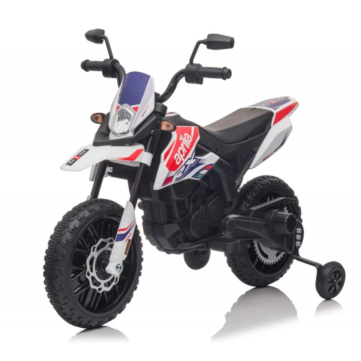 Aprilia Motocross RX125 Moto Elettrica per Bambini 12V con Licenza