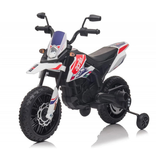 Aprilia Motocross RX125 Moto Elettrica per Bambini 12V con Licenza