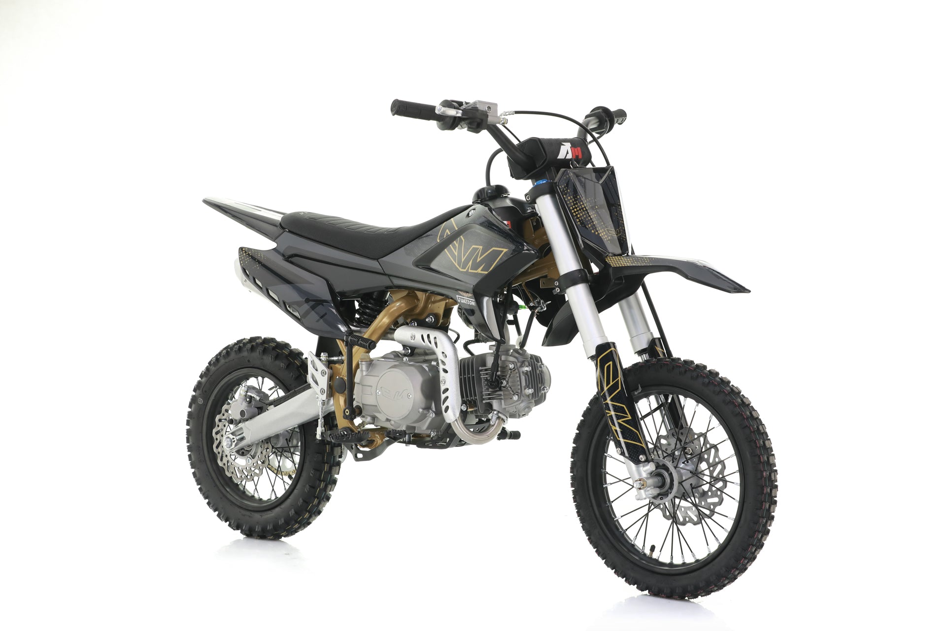 Pit Bike Cvm Guazzoni Thunder 125cc 4 tempi   - 1 + N Semiautomatica Ruote 14/12 - Avviamento a pedale