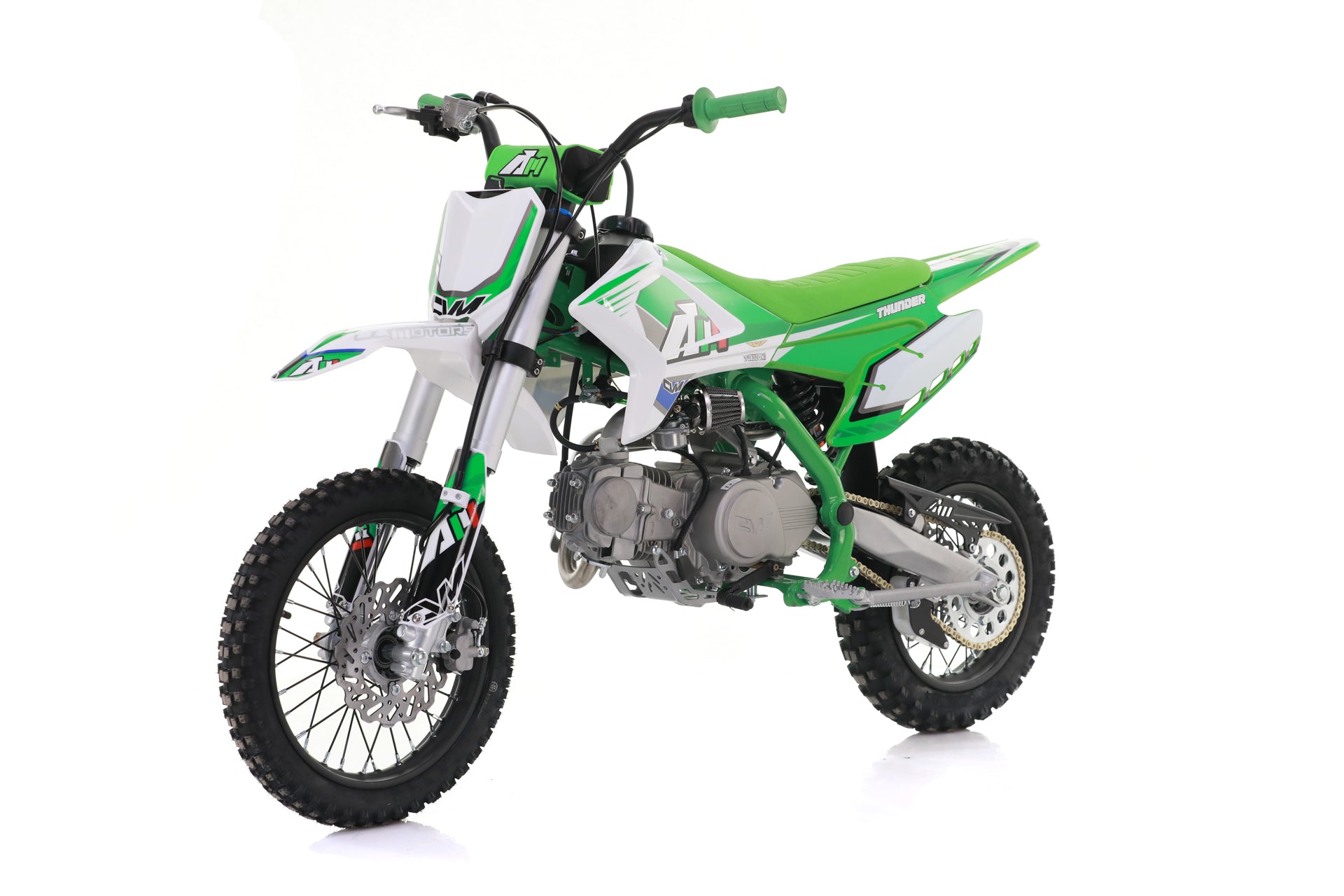 Pit Bike Cvm Thunder 125cc 4 tempi   1 + N Semiautomatica Ruote 14/12