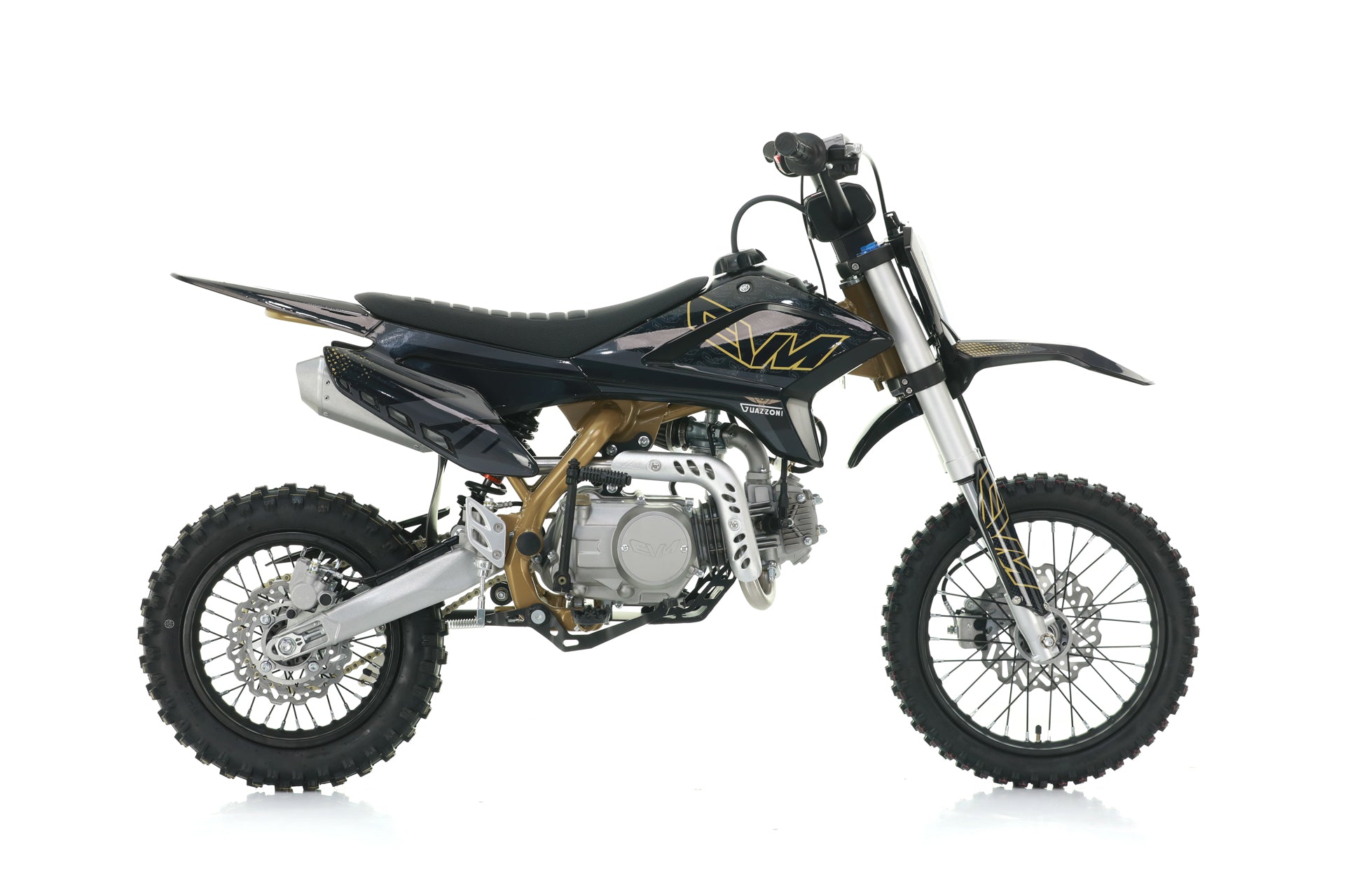 Pit Bike Cvm Guazzoni Thunder 125cc 4 tempi   - 1 + N Semiautomatica Ruote 14/12 - Avviamento a pedale