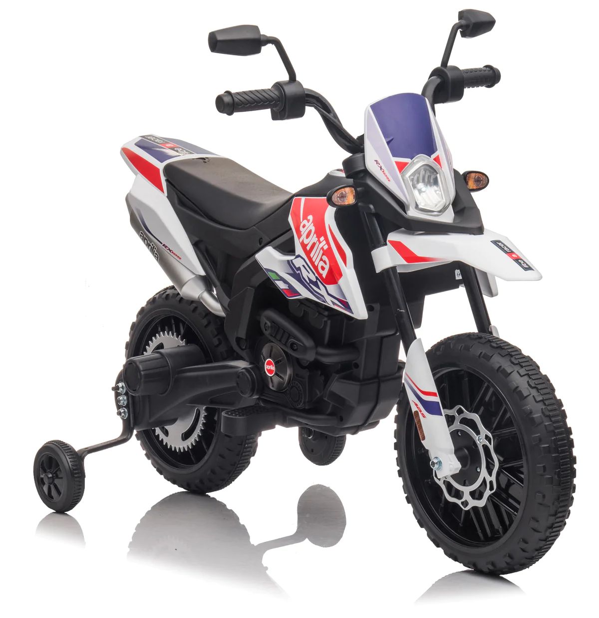 Aprilia Motocross RX125 Moto Elettrica per Bambini 12V con Licenza