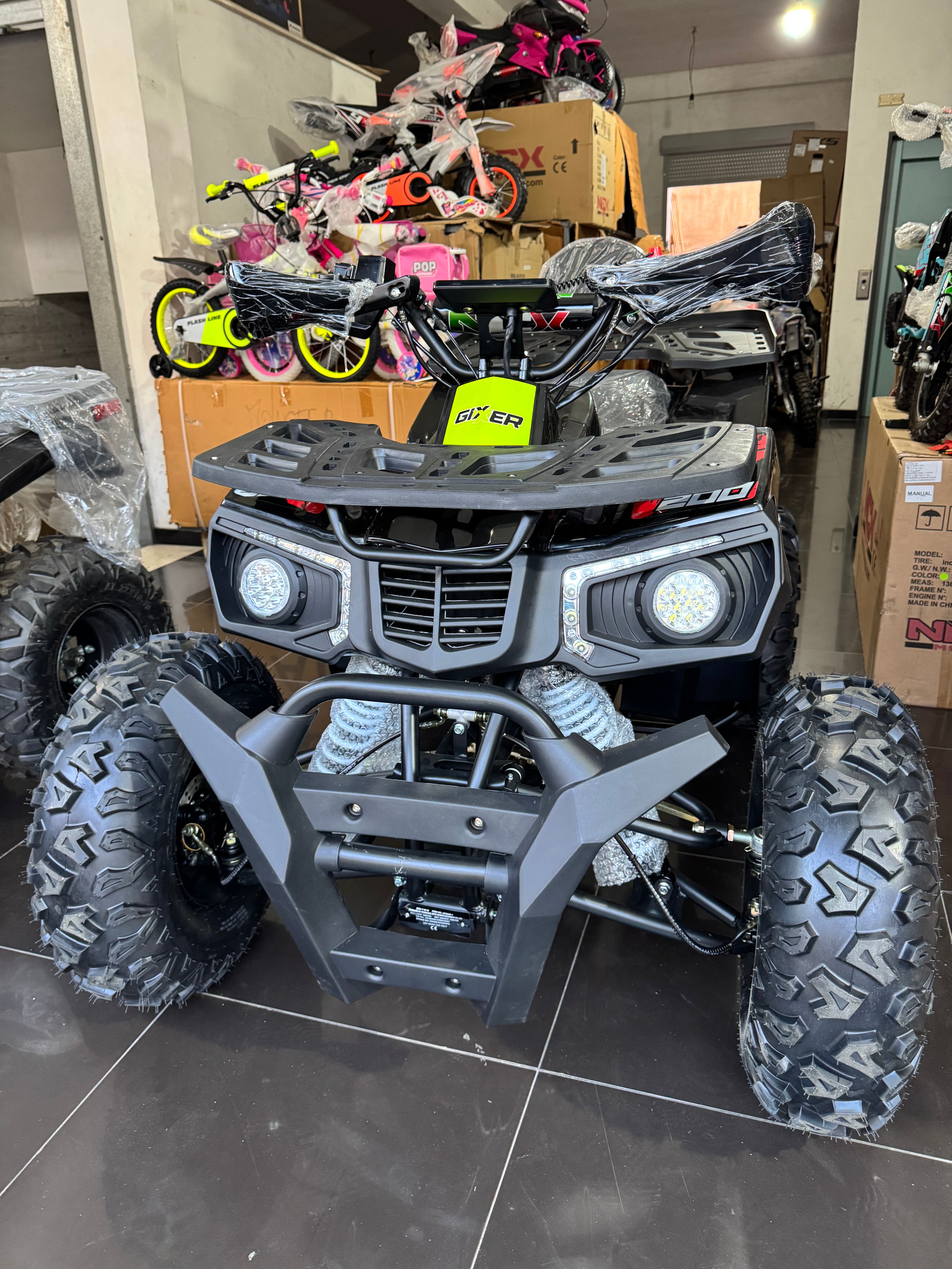 Quad Ncx Angry ST 200cc 4 tempi Ruote 10”
(Solo off Road non targabile)