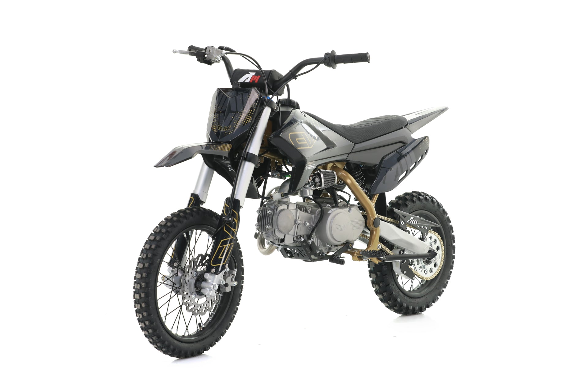 Pit Bike Cvm Guazzoni Thunder 125cc 4 tempi   - 1 + N Semiautomatica Ruote 14/12 - Avviamento a pedale