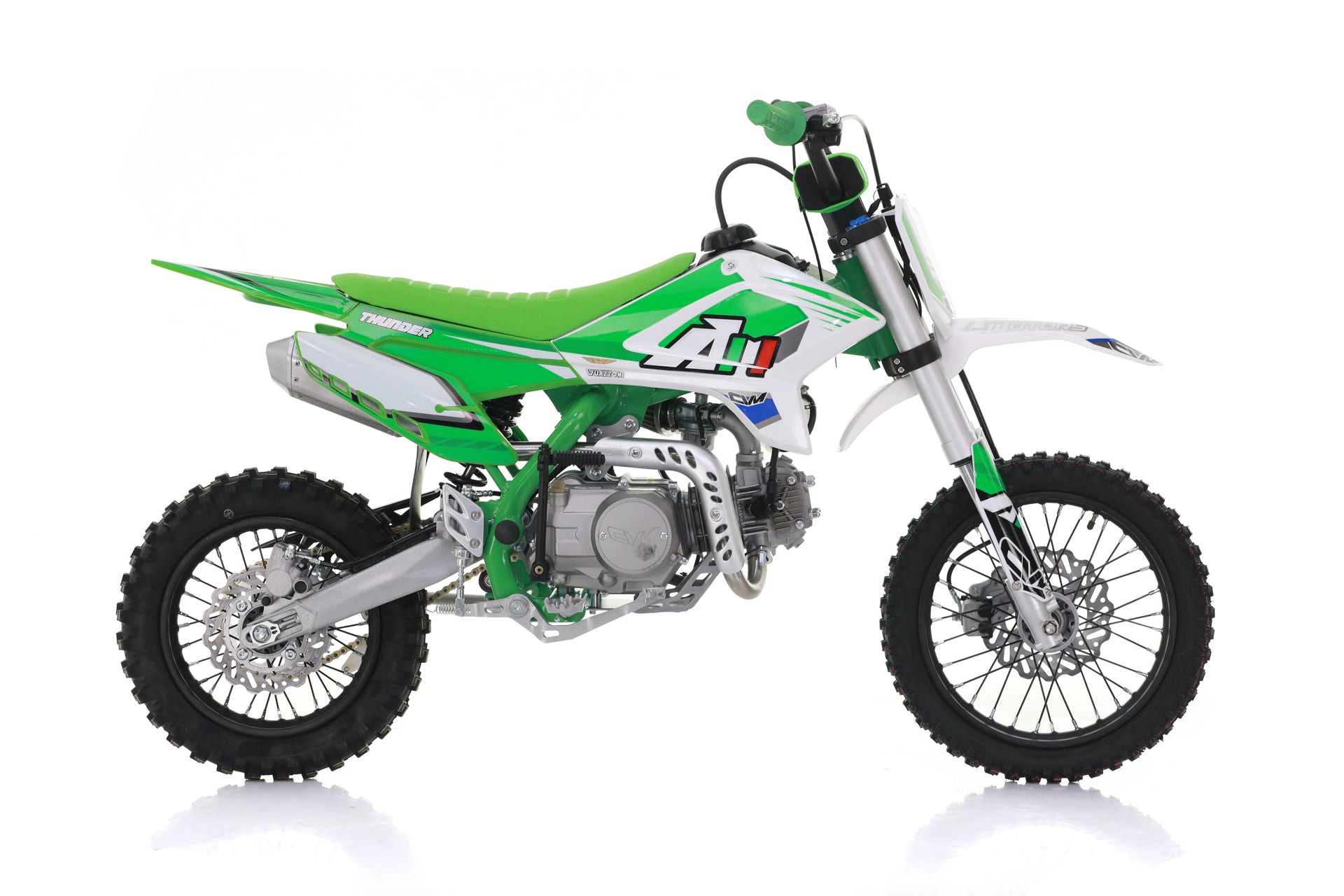Pit Bike Cvm Thunder 125cc 4 tempi   1 + N Semiautomatica Ruote 14/12