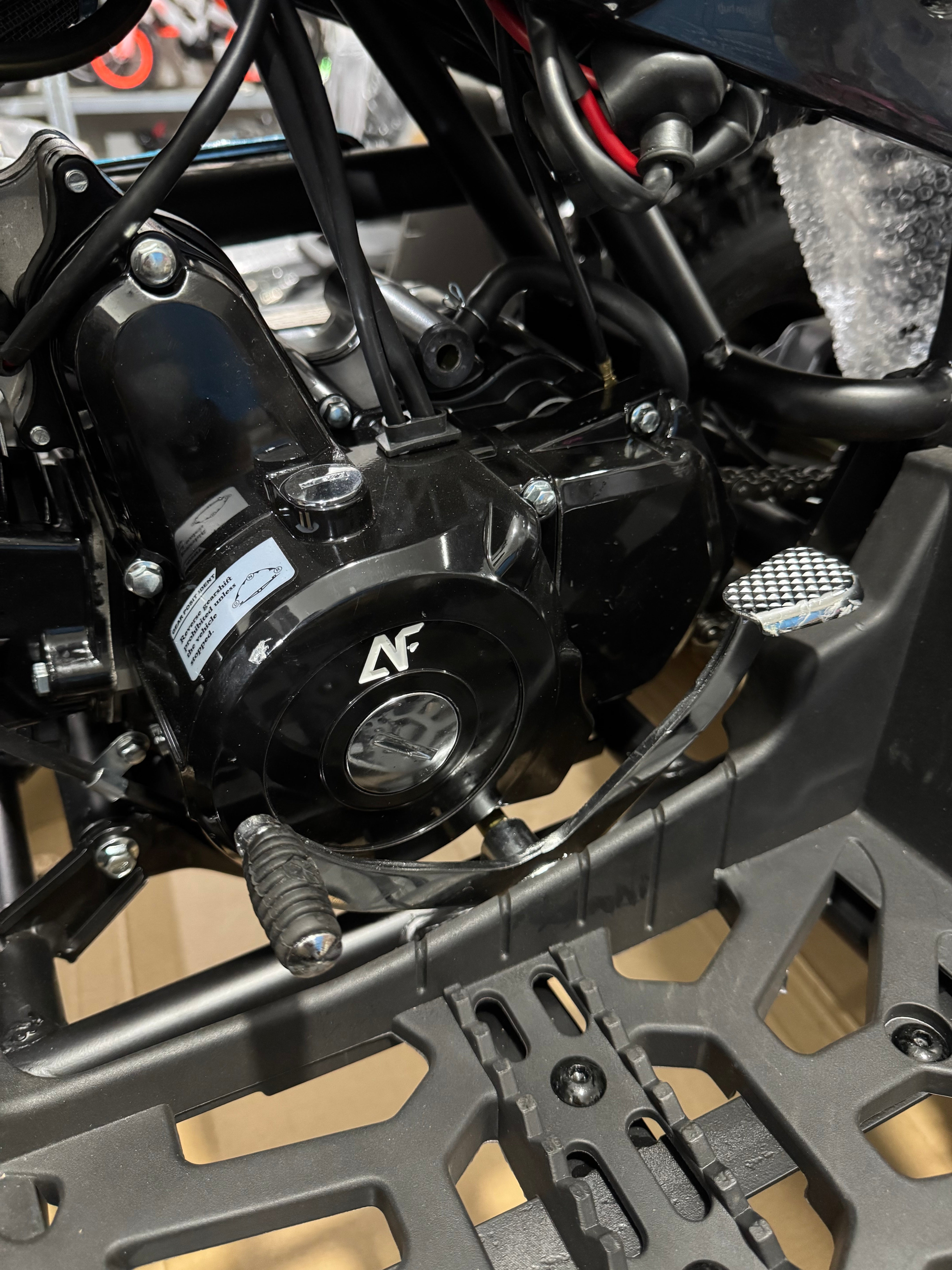 Quad AF Motors RENEGADE 125cc 4 Tempi  Ruote 8” 1 + R TOTAL BLACK
