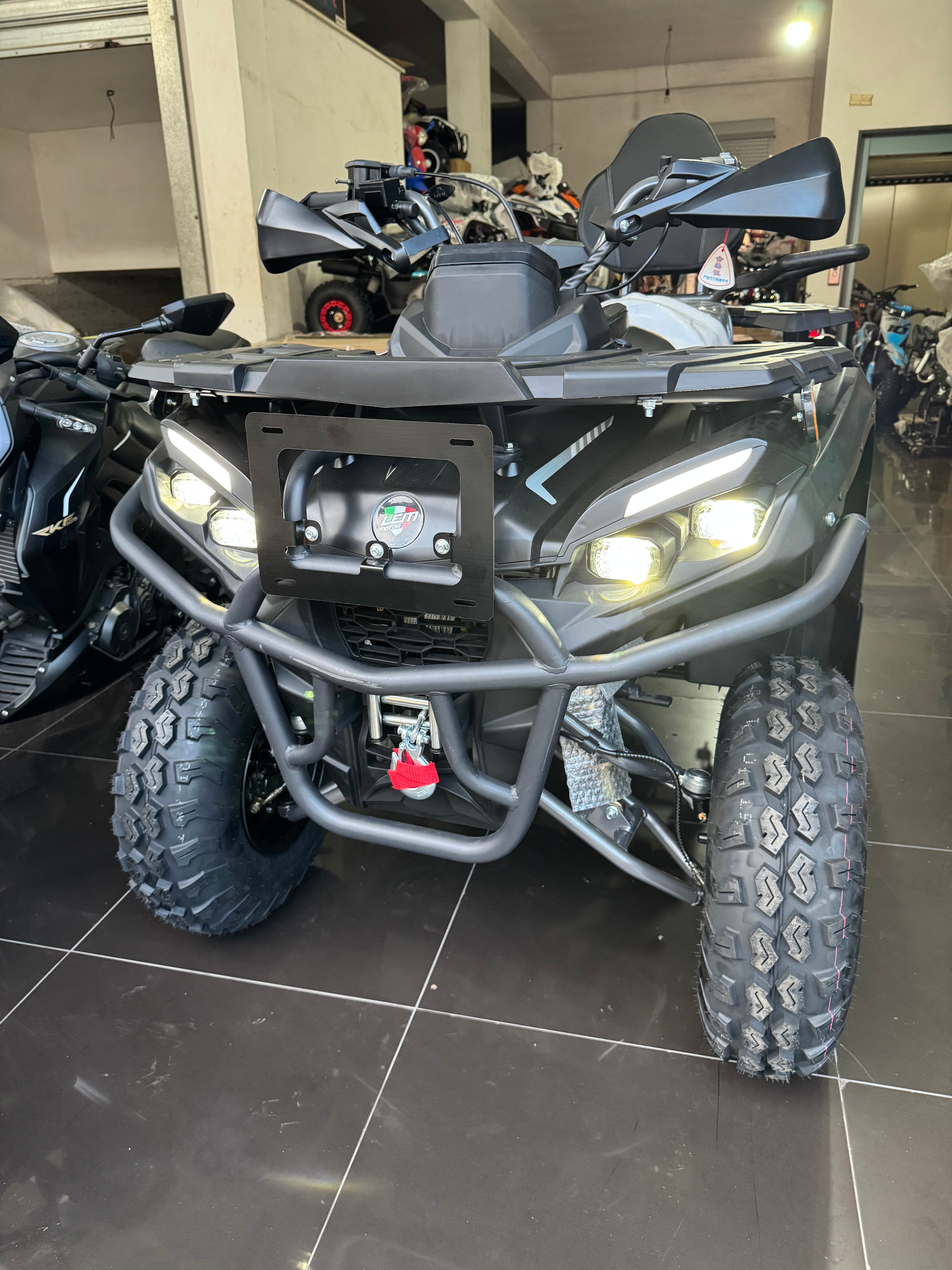 QUAD LEM HAMMER 200 PRO -R TARGABILE - TARGA BIANCA - OMOLOGATO 2 POSTI