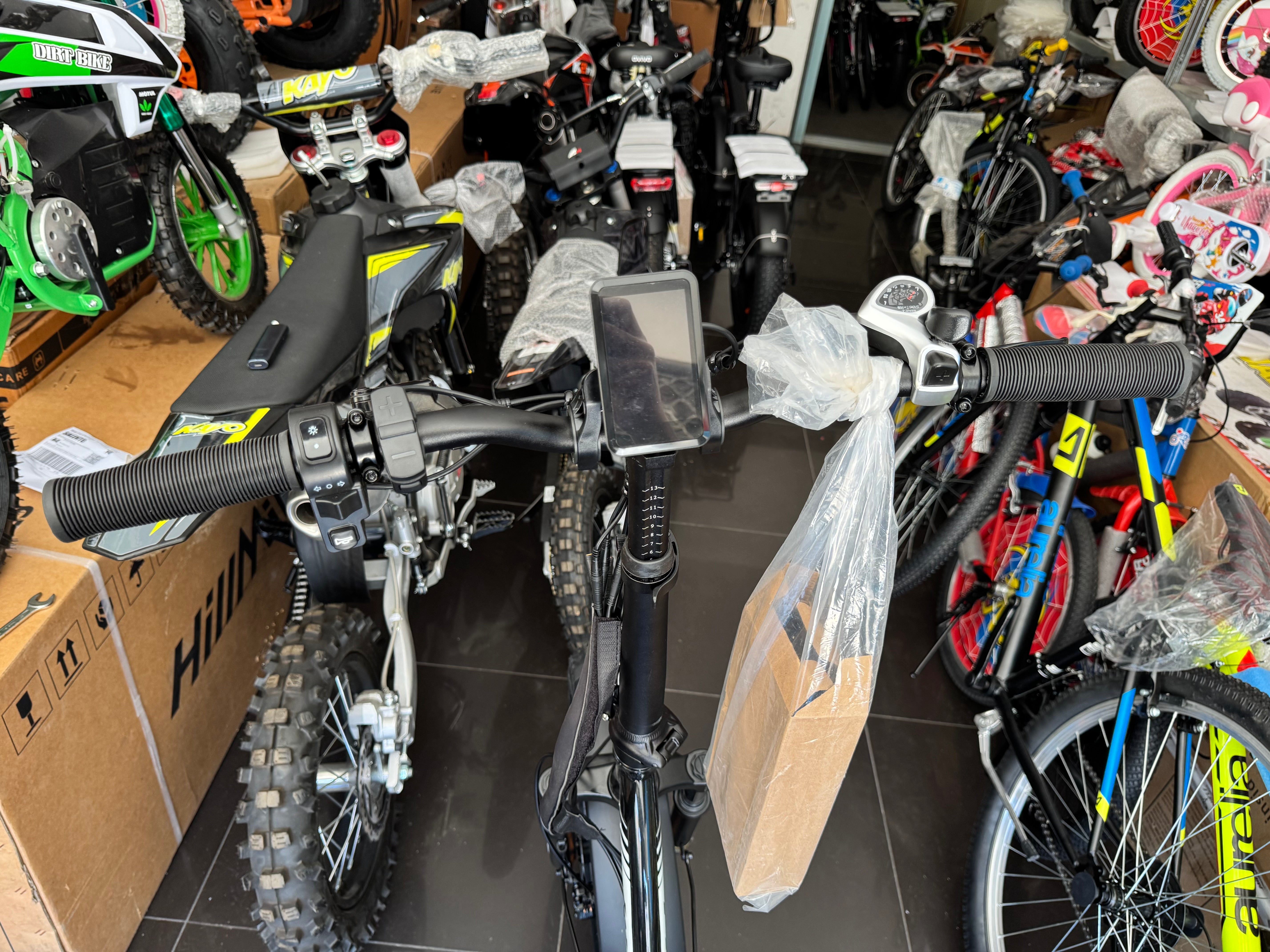 E-Bike Wizy A10 - Motore 250W - Batteria 48V 15,6Ah - Freni Idraulici