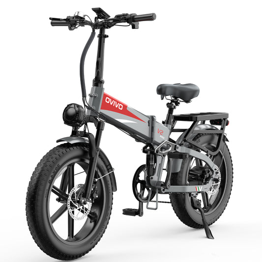 E-Bike OVIVO V2 Pro 2.0 250W 48V 20Ah Full Suspension Con Freni Idraulici *IN ARRIVO* *PREORDINE*