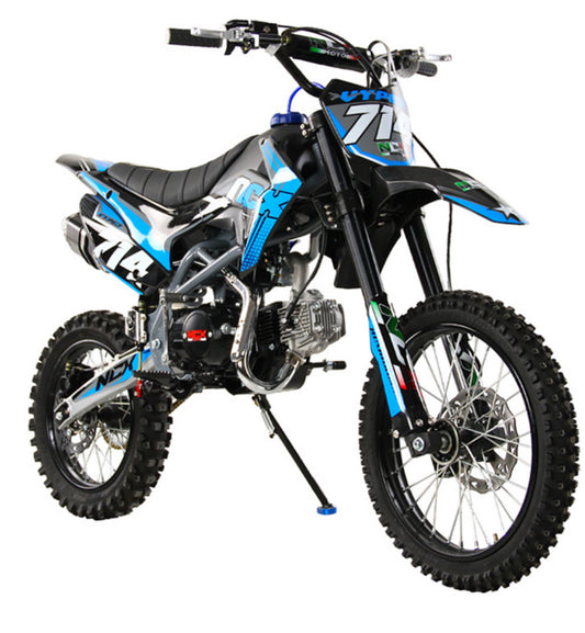 PIT BIKE NCX VYPER DOUBLE 140cc  R17/14 4 TEMPI - 4 MARCE
DOPPIO TERMINALE DI SCARICO