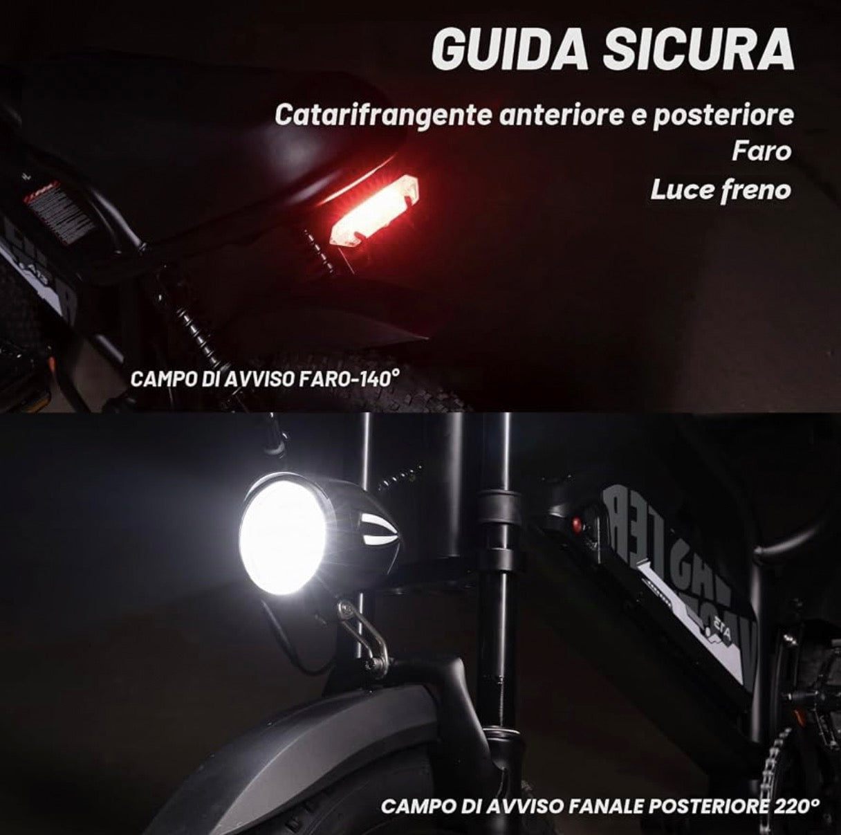 E-Bike Avdleu A13 - Motore 250W - Batteria Rimovibile 36V 12,8Ah - Fat Bike 16