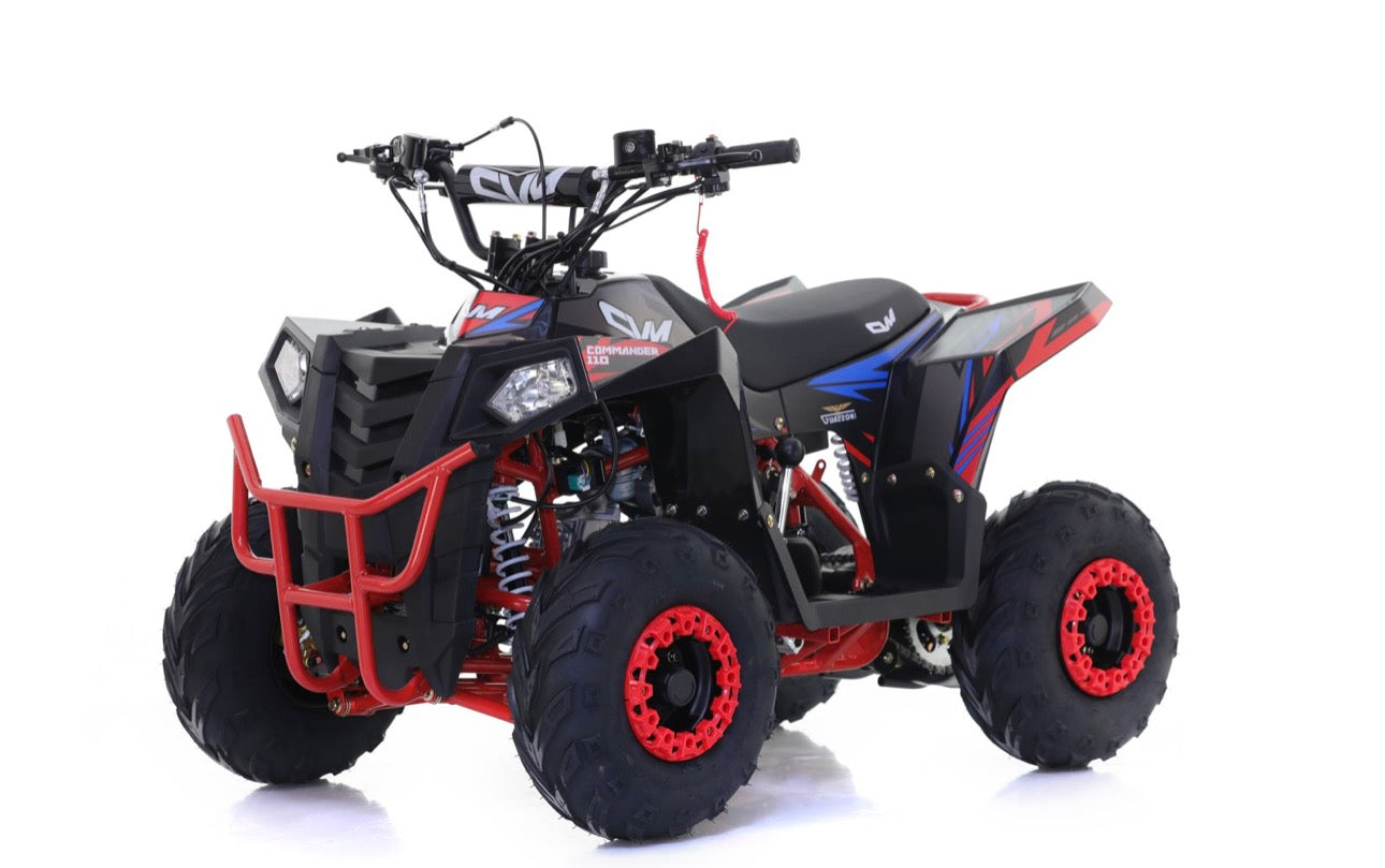Mini Quad Cvm Commander 110cc 4 Tempi - Ruote 6” - Automatico + R con Leva