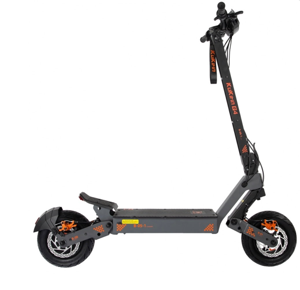 E-Scooter KuKirin G4 Scooter Elettrico, Motore Da 2*1000W, Batteria Da 60V 20Ah, Pneumatici Da 11 Pollici