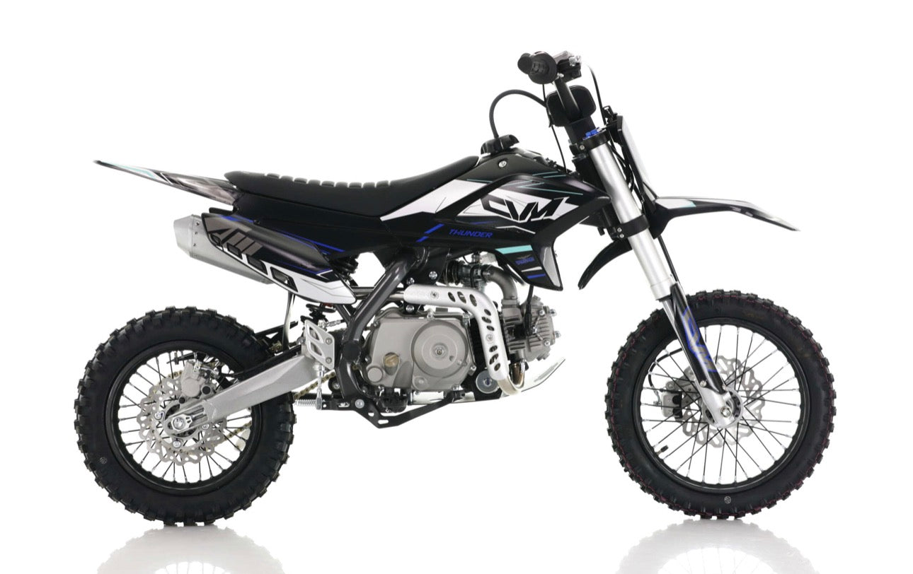 Pit Bike Cvm Guazzoni Thunder 110cc - Ruote 14/12 - Avviamento Elettrico - Automatica