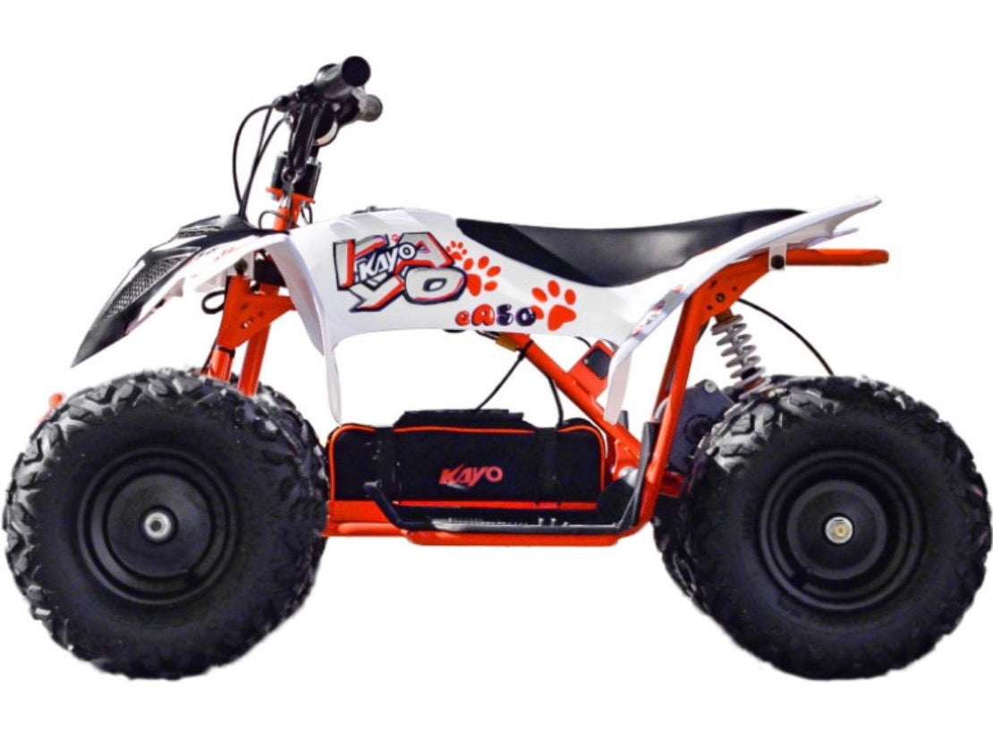 Mini quad E-Atv Kayo EA50 Motore 500W Batteria 36V 12Ah Ruote 6”
