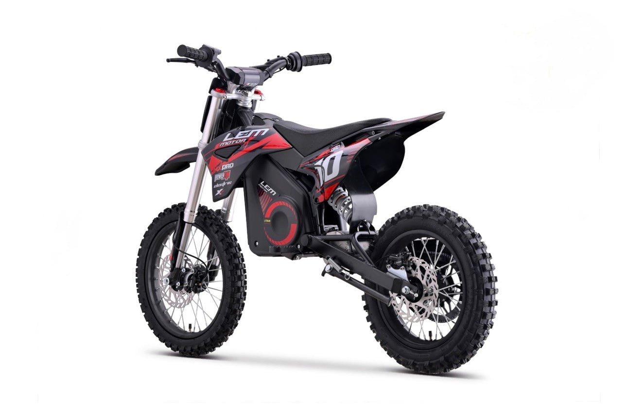 E-PIT BIKE LEM A14 - MOTORE 1300W - BATTERIA 48V 15Ah - RUOTE 14/12