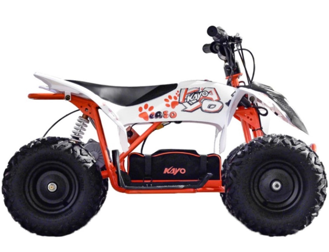 Mini quad E-Atv Kayo EA50 Motore 500W Batteria 36V 12Ah Ruote 6”