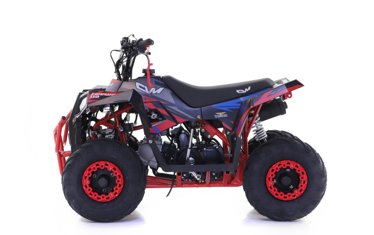 Mini Quad Cvm Commander 110cc 4 Tempi - Ruote 6” - Automatico + R con Leva