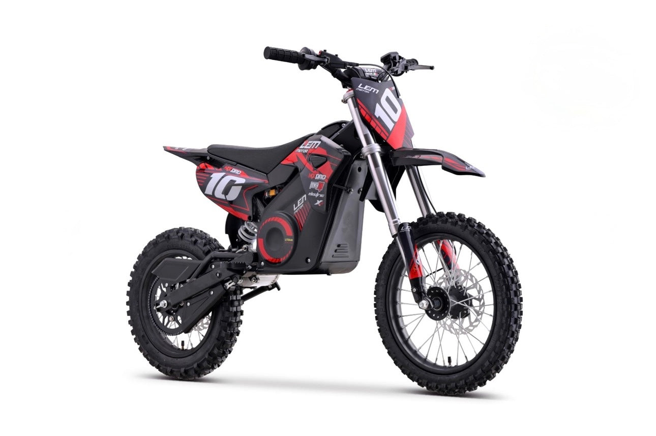 E-PIT BIKE LEM A14 - MOTORE 1300W - BATTERIA 48V 15Ah - RUOTE 14/12