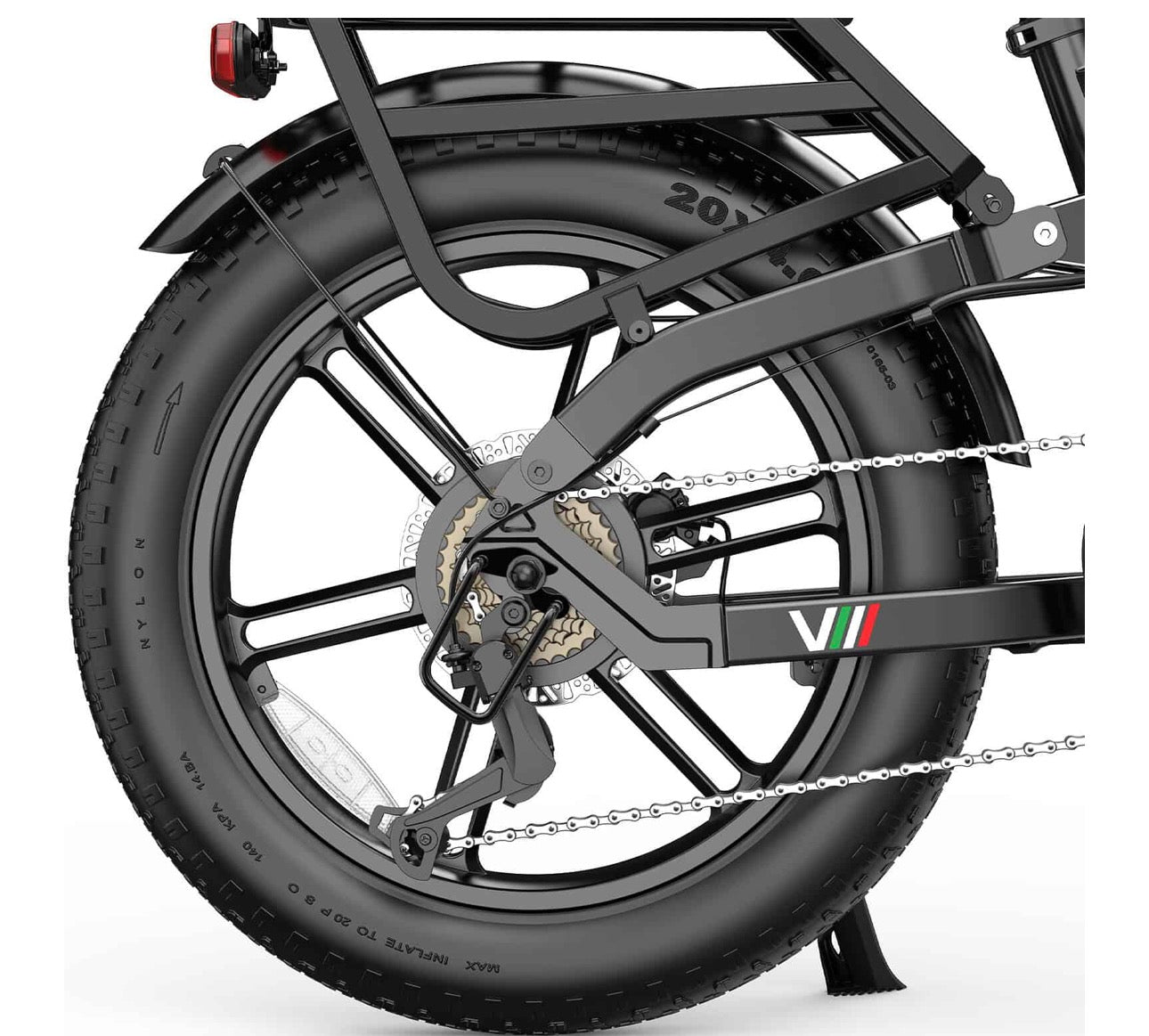 Ovivo V2 Pro 2.0 Fat E-Bike Pieghevole 250W 48V 20Ah 80NM di Coppia “fino a 130 chilometri in pedalata assistita”