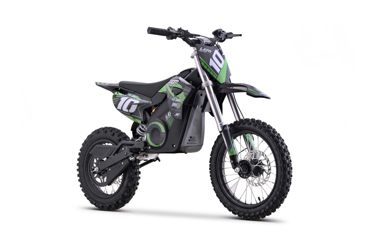 E-PIT BIKE LEM A14 - MOTORE 1300W - BATTERIA 48V 15Ah - RUOTE 14/12