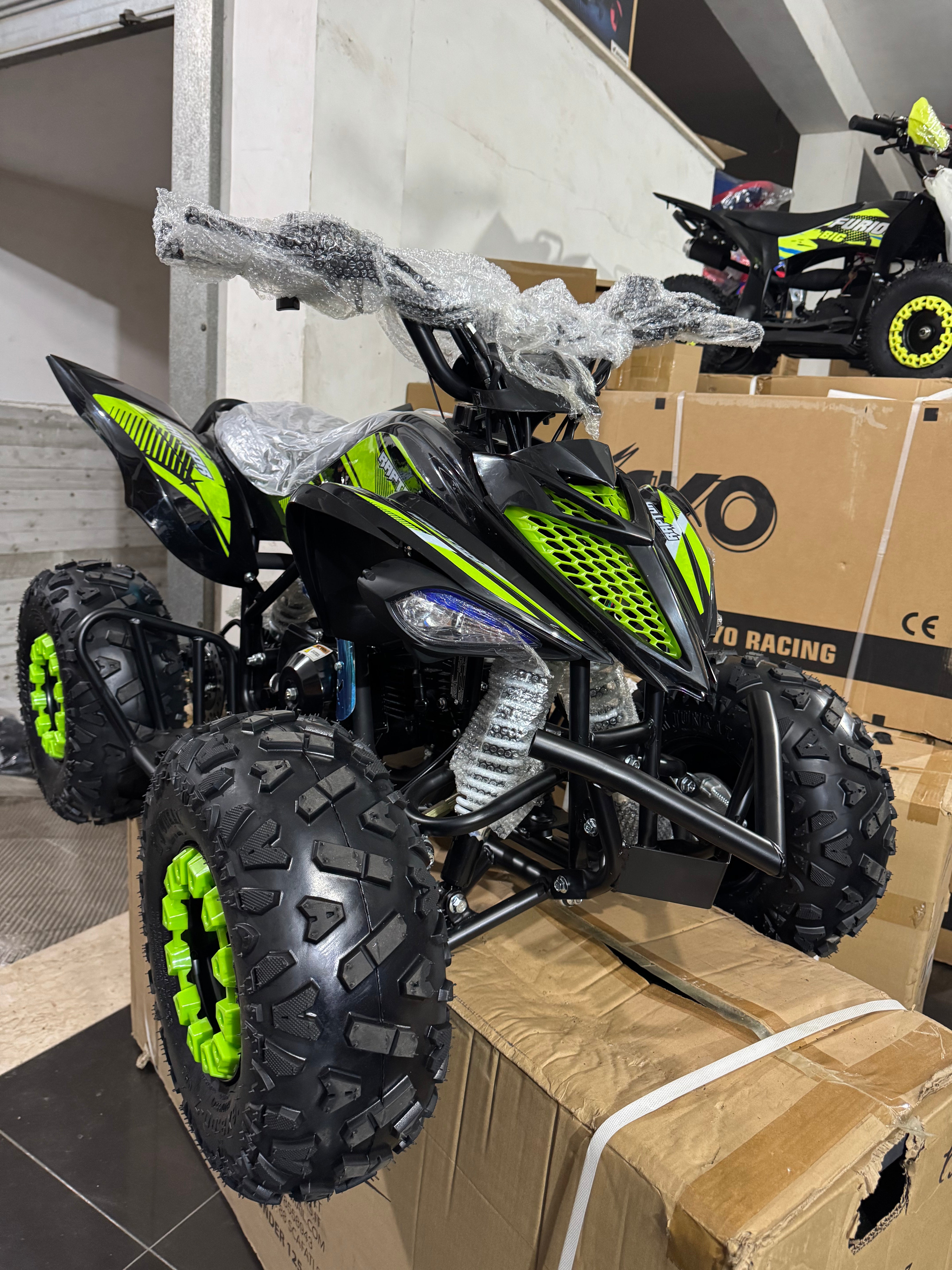 QUAD ATV AF RAPTOR 110cc 4 TEMPI AUTOMATICO CON RETROMARCIA E RUOTE 7”                                            *PRESTO NUOVAMENTE DISPONIBILE*