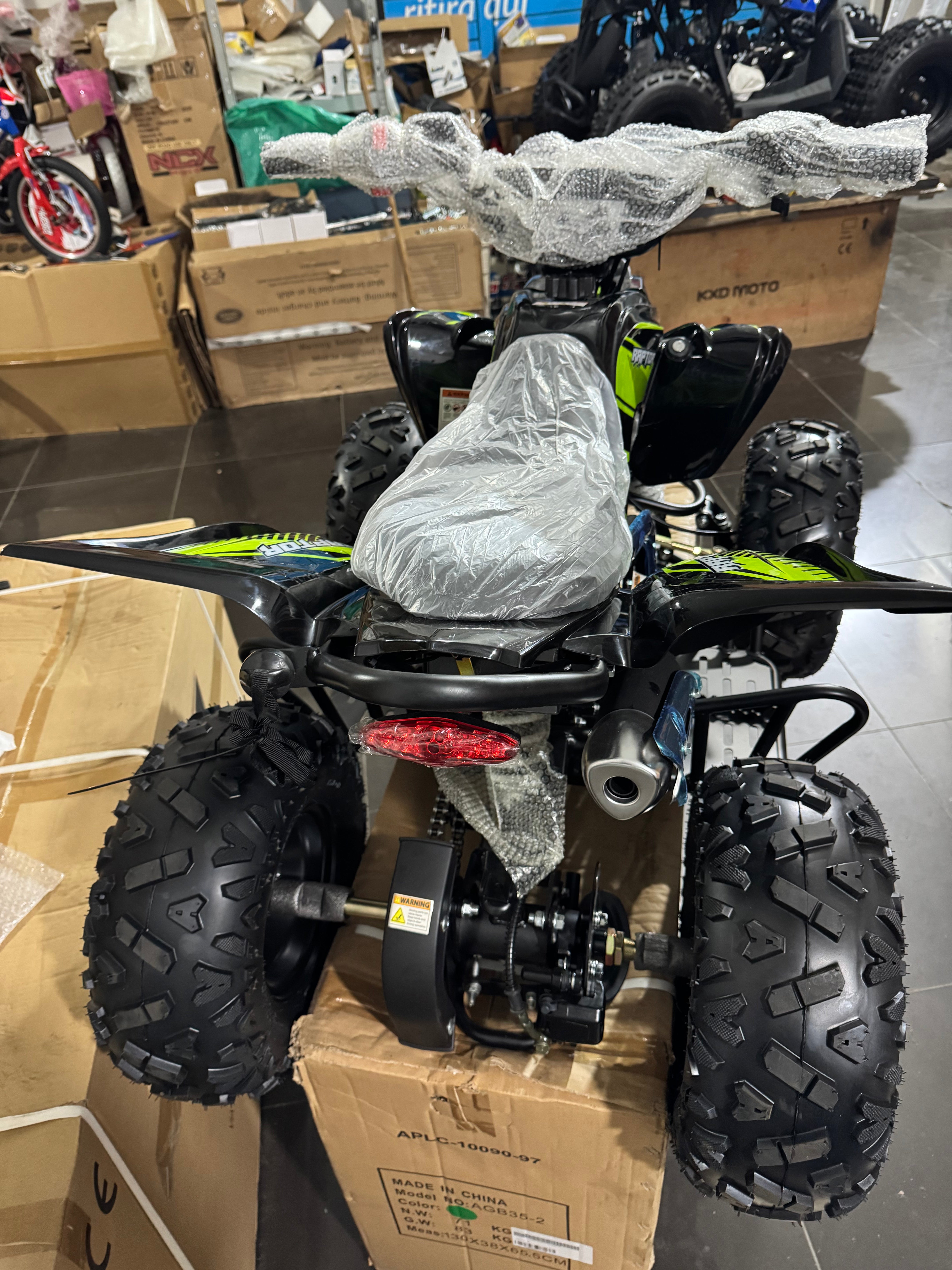 QUAD ATV AF RAPTOR 110cc 4 TEMPI AUTOMATICO CON RETROMARCIA E RUOTE 7”                                            *PRESTO NUOVAMENTE DISPONIBILE*