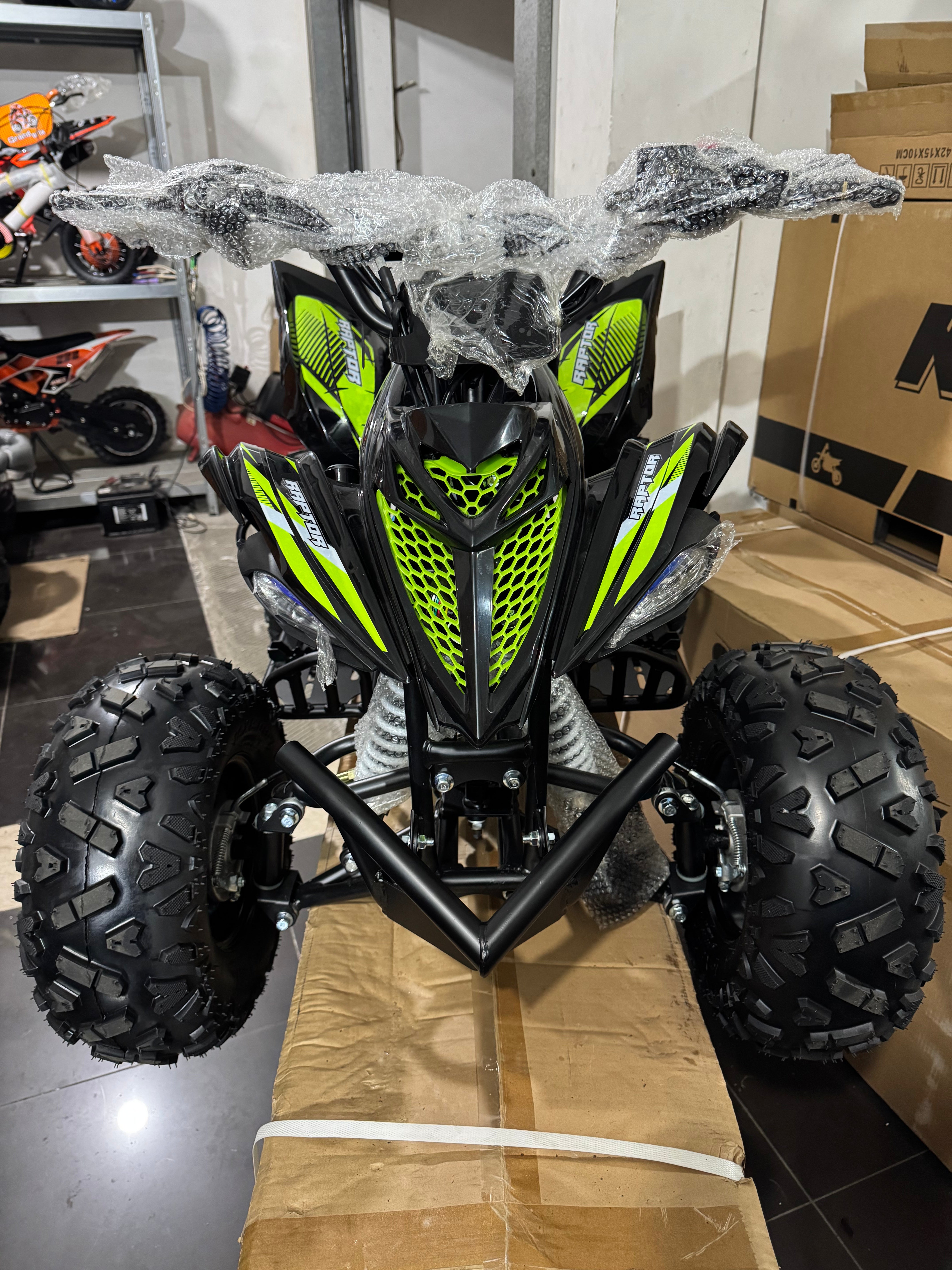 QUAD ATV AF RAPTOR 110cc 4 TEMPI AUTOMATICO CON RETROMARCIA E RUOTE 7”                                            *PRESTO NUOVAMENTE DISPONIBILE*