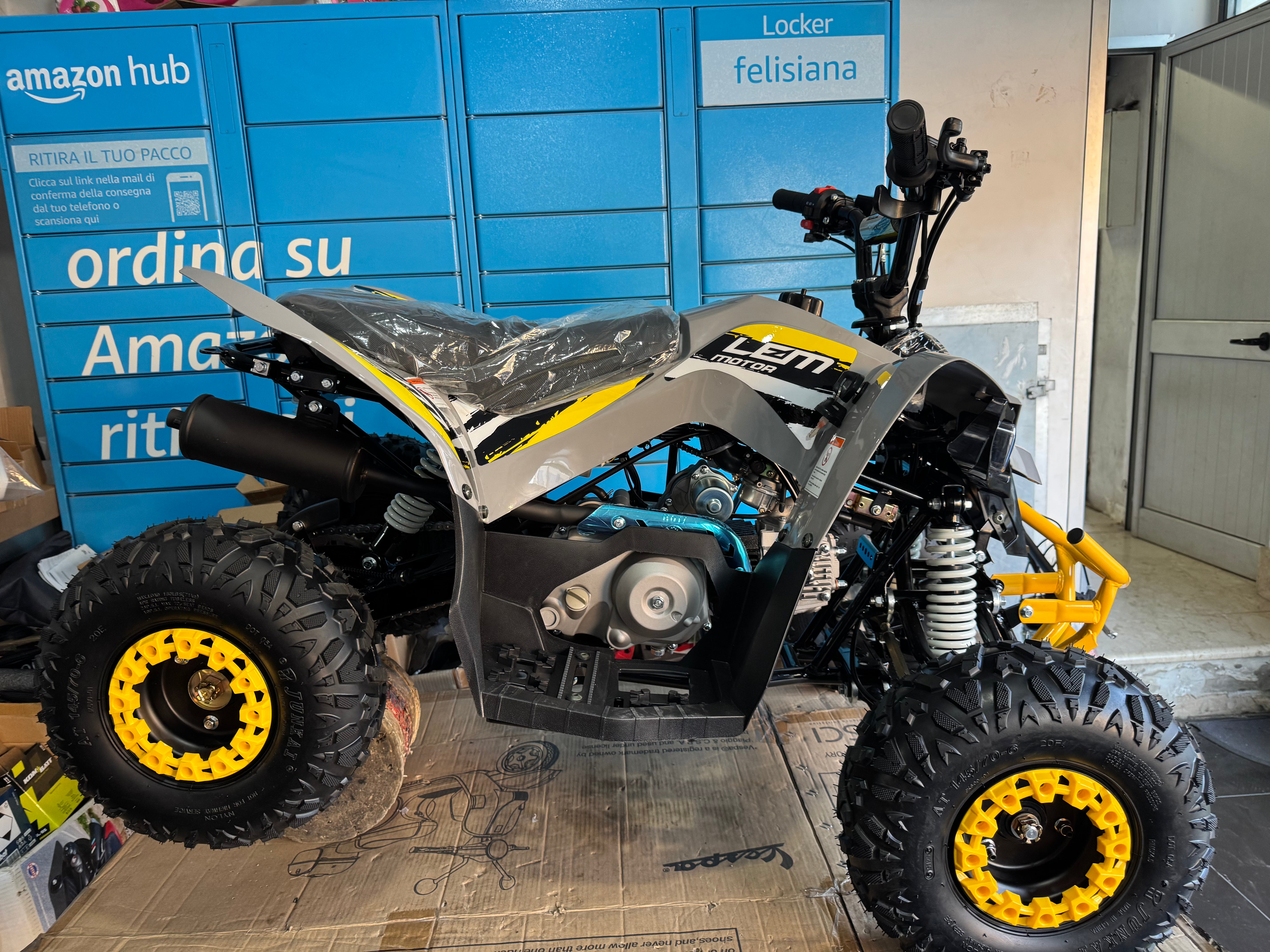 QUAD LEM MOTOR KONDOR Ruote 6” 110cc 4 tempi