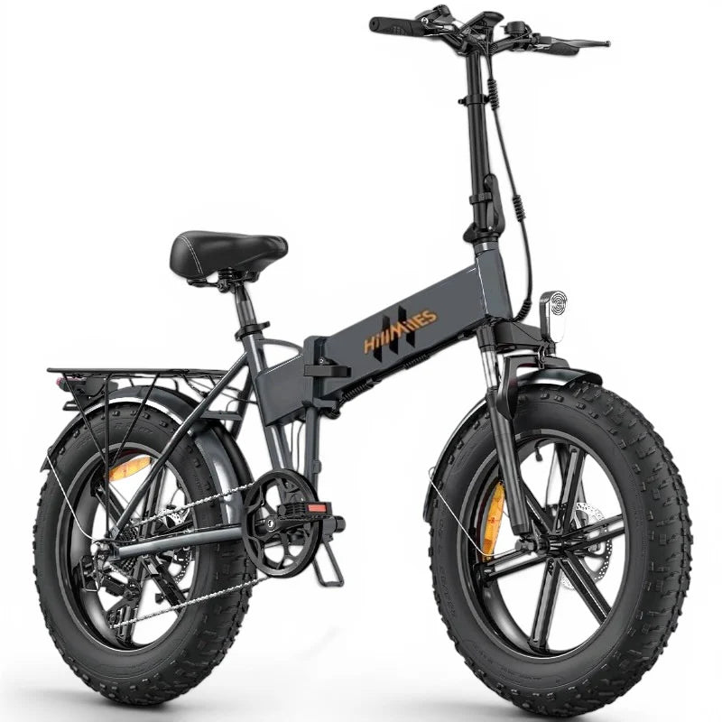 E-Bike HillMiles - Motore 250W - Batteria 48V 13Ah - Ruote 20x4.00 - Freni a disco Idraulici
