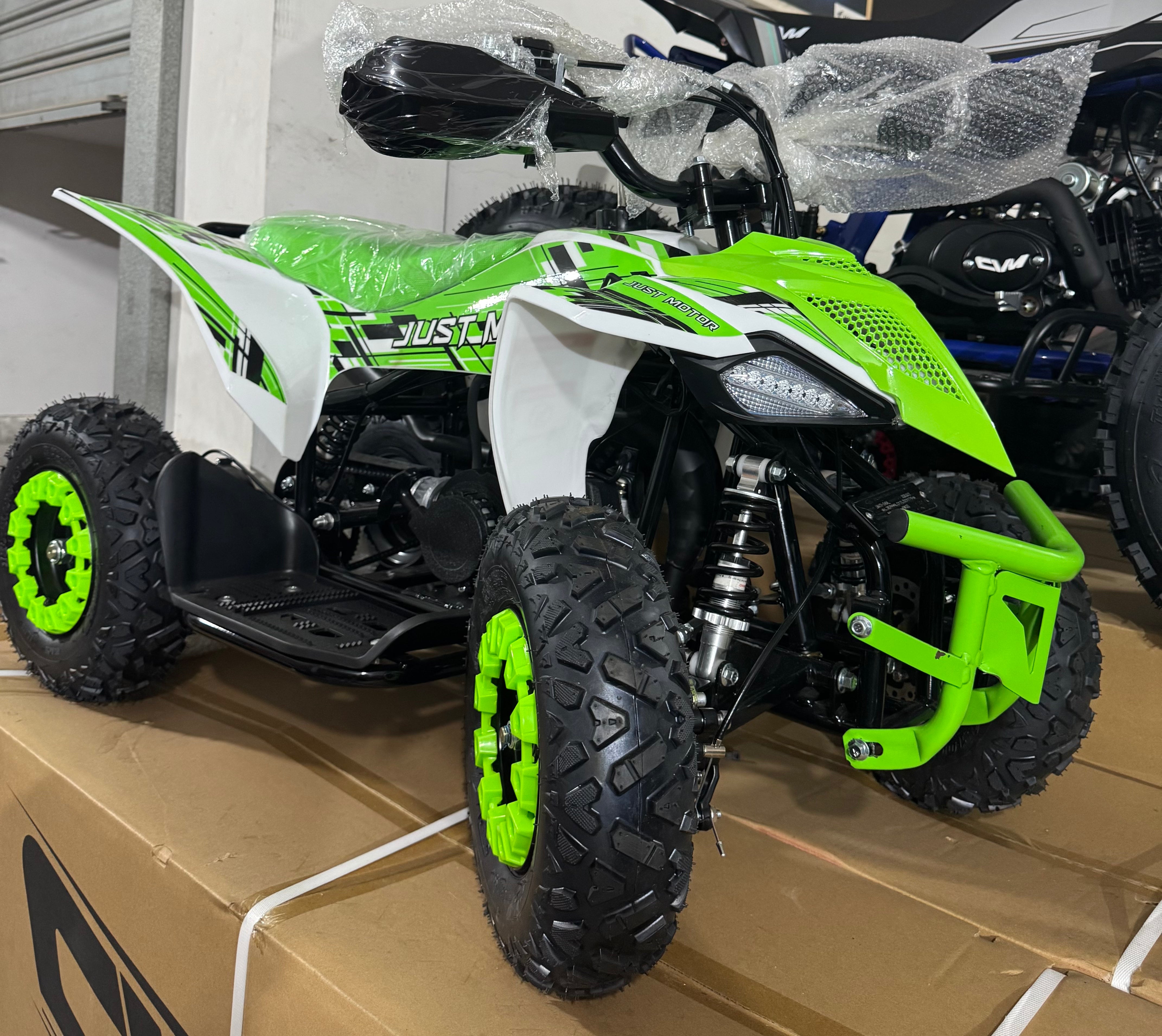 Mini Quad Just Motor - 49cc 2 tempi - Ruote 6”- Avviamento Easy Start con corda - Only off road