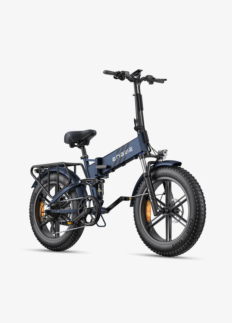 Engwe Engine Pro 2.0
E-bike pieghevole per avventure all'aria aperta con coppia elevata da 75 Nm Motore 750W e Batteria 52V 16Ah *PRODOTTO NUOVO DA ESPOSIZIONE* *SPEDITA GIÀ ASSEMBLATA*
