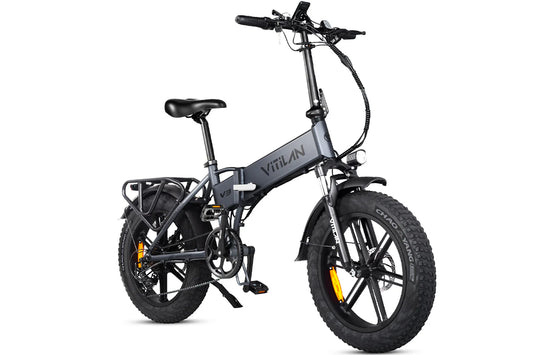 E-Bike Vitilan V3 2.0 Fat Bike 20x4 Pieghevole, Motore 750W Batteria 48V 13Ah