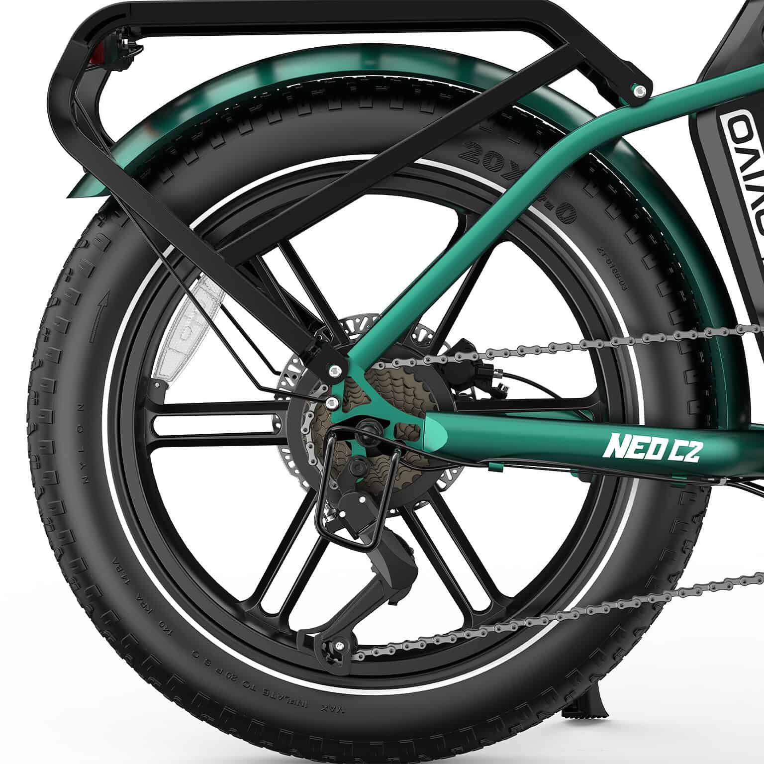E-Bike Ovivo Neo C2 con Motore Bafang 250W 70Nm e Super Batteria 48V 18Ah fino a 120km di Autonomia, Freni Idraulici
