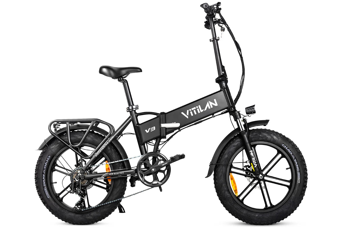 E-Bike Vitilan V3 2.0 Fat Bike 20x4 Pieghevole, Motore 750W Batteria 48V 13Ah