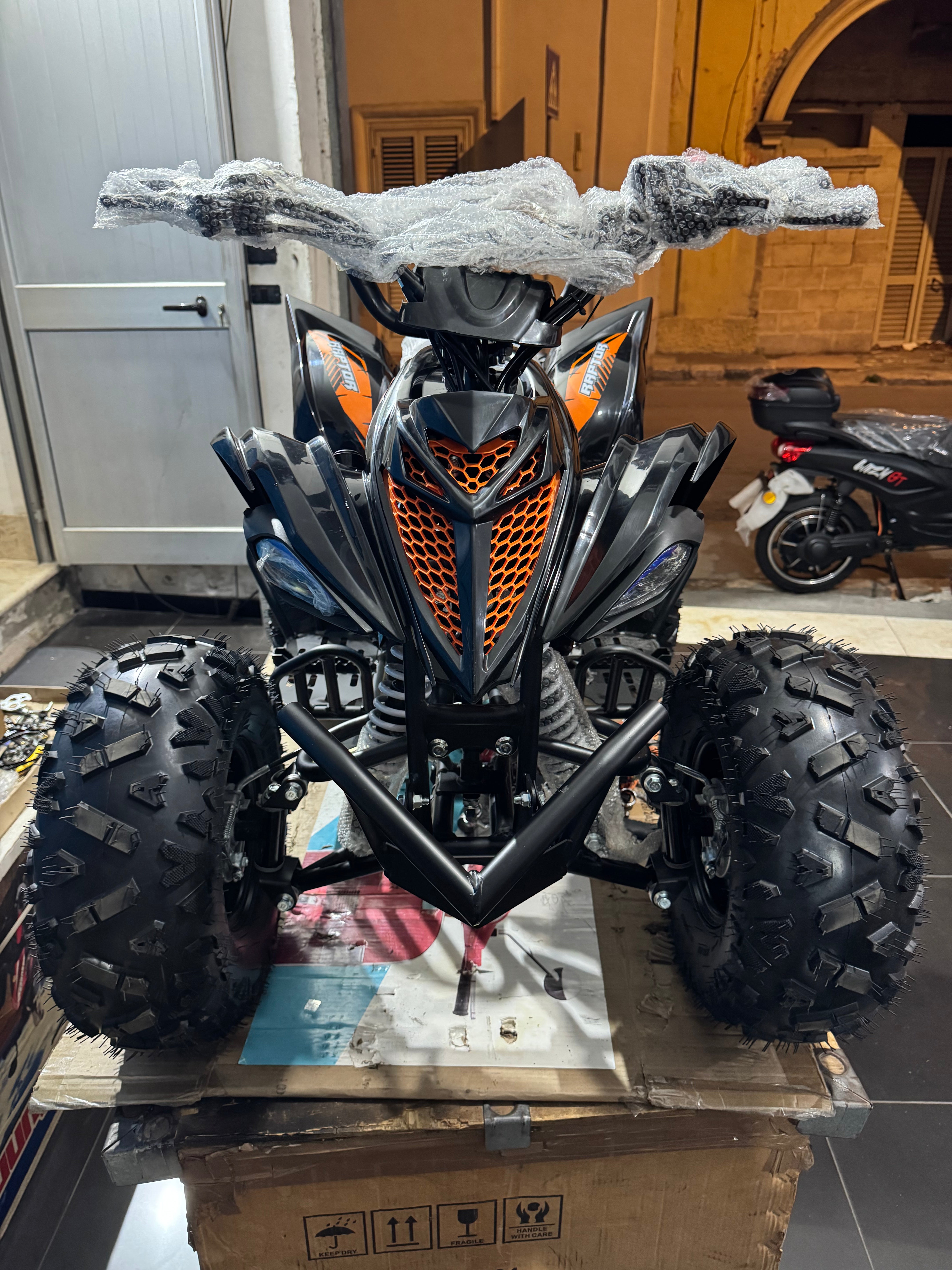 QUAD ATV AF RAPTOR 110cc 4 TEMPI AUTOMATICO CON RETROMARCIA E RUOTE 7”