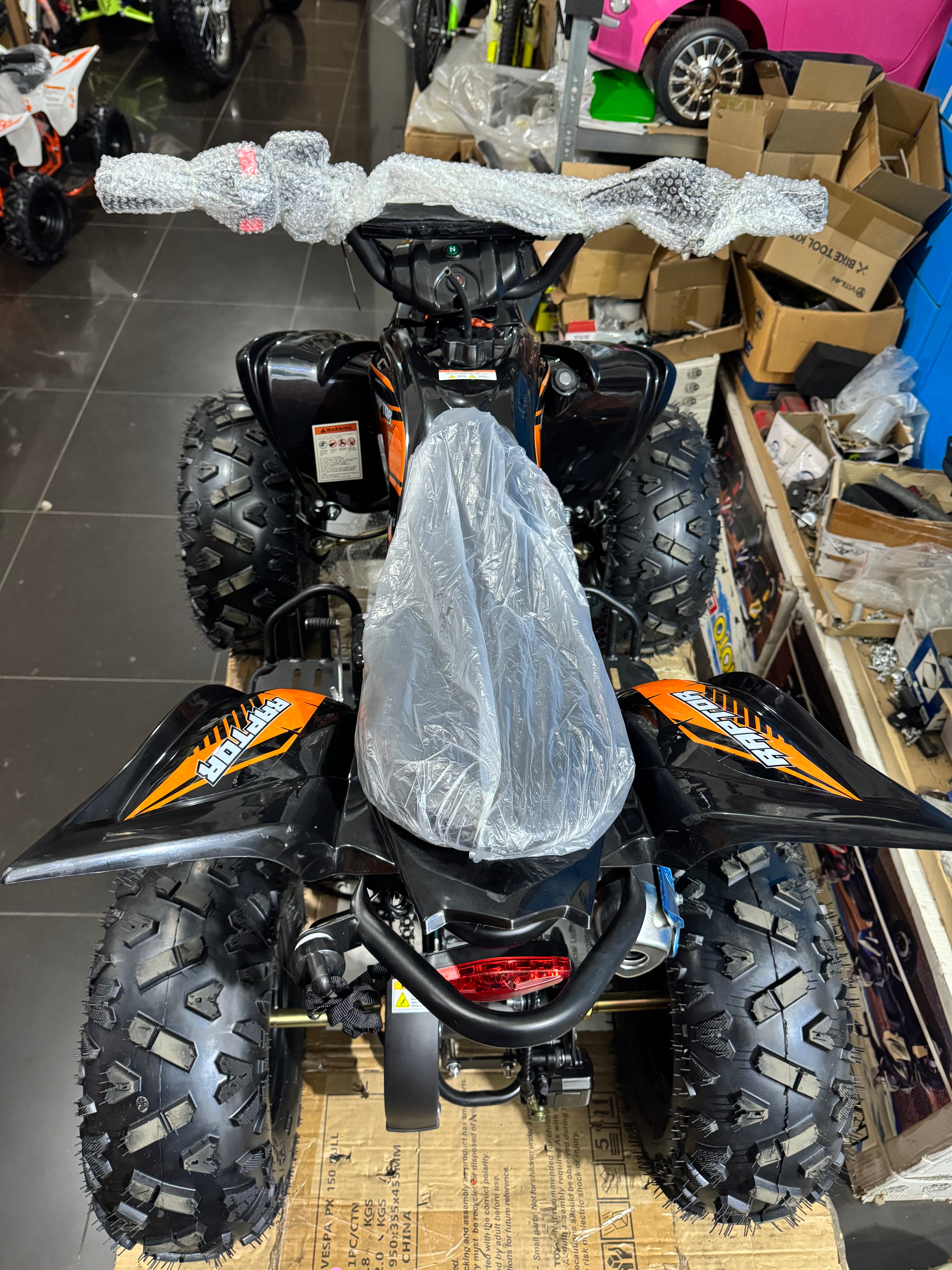 QUAD ATV AF RAPTOR 110cc 4 TEMPI AUTOMATICO CON RETROMARCIA E RUOTE 7”