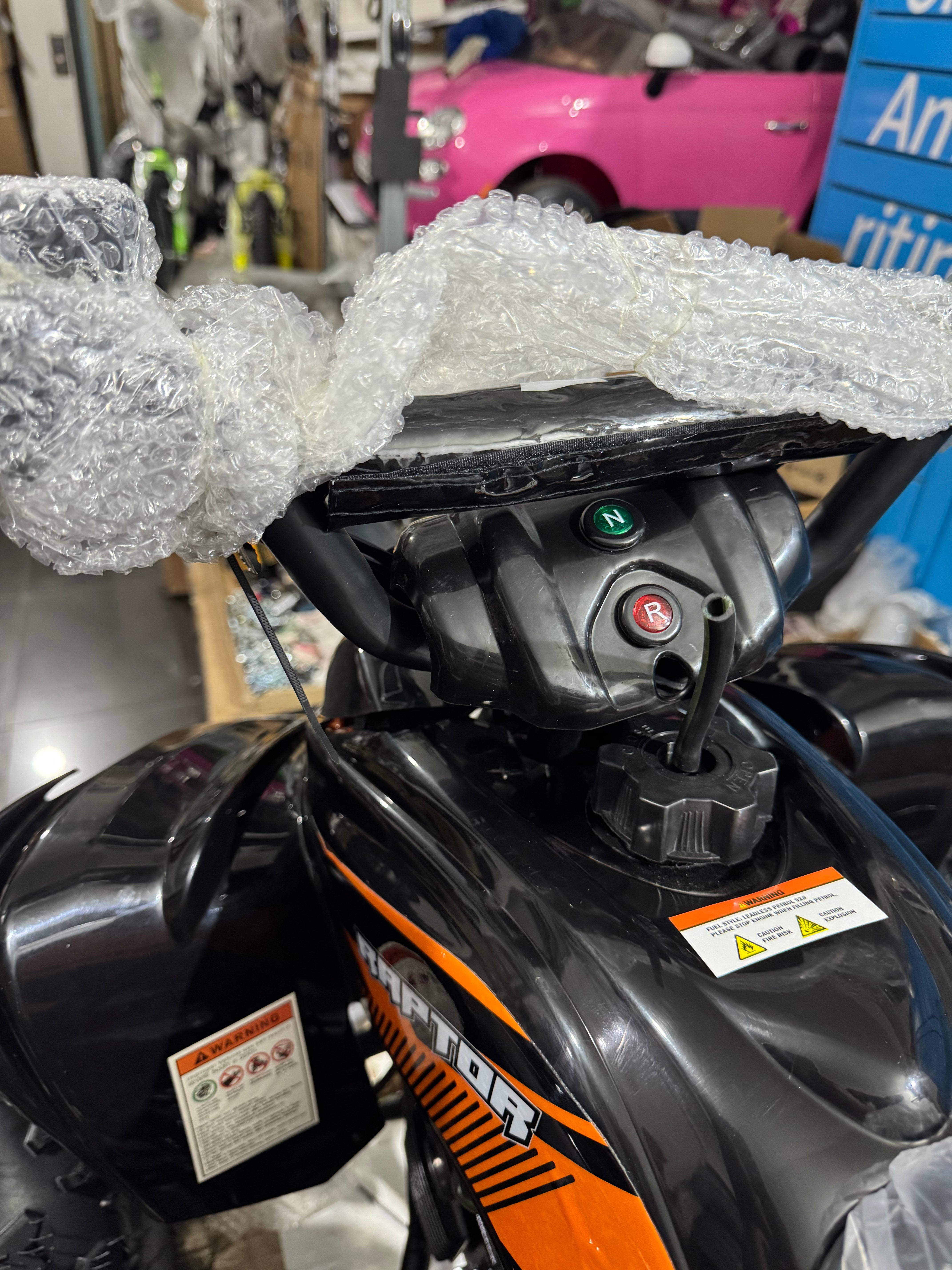 QUAD ATV AF RAPTOR 110cc 4 TEMPI AUTOMATICO CON RETROMARCIA E RUOTE 7”