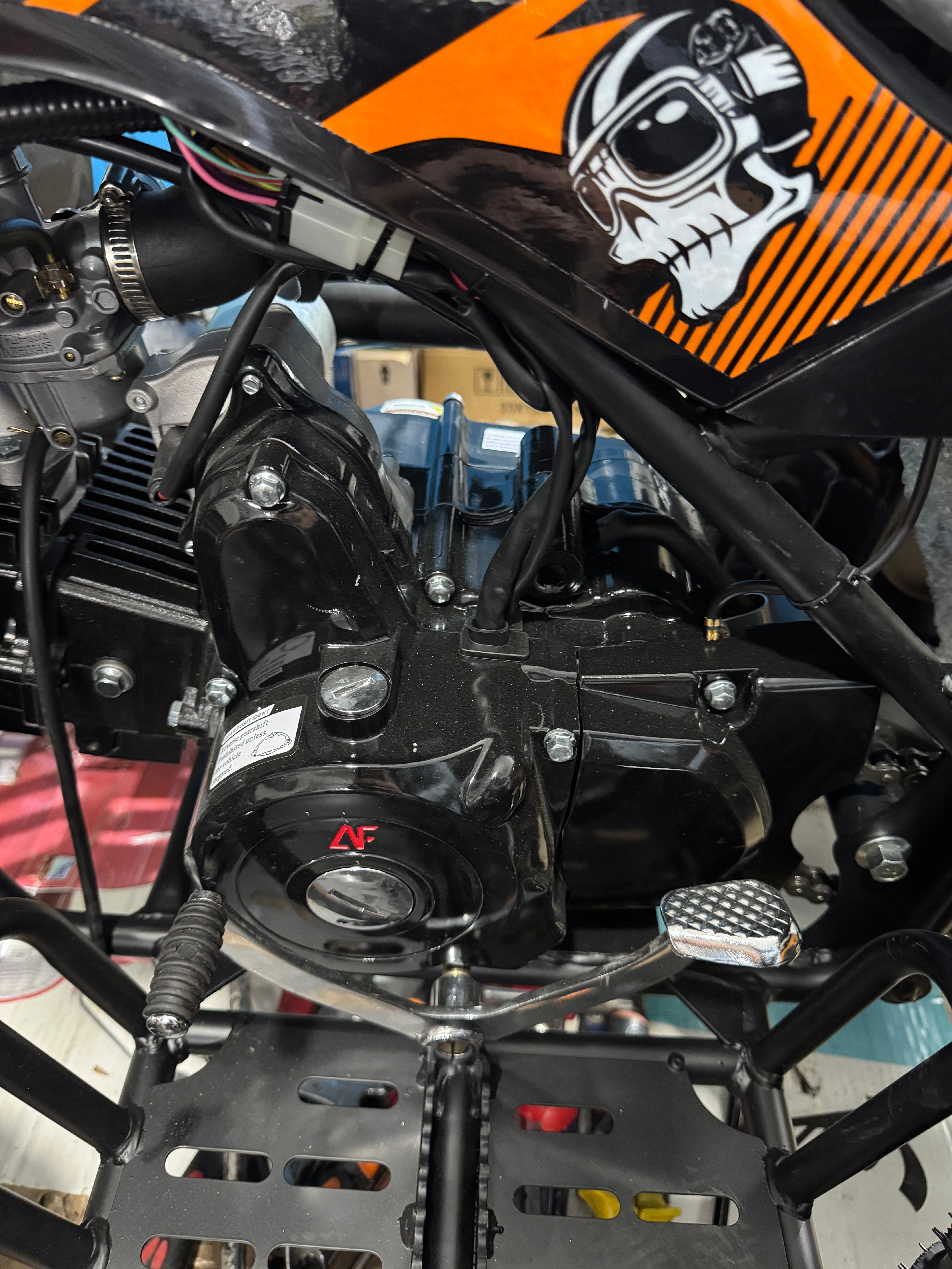 QUAD ATV AF RAPTOR 110cc 4 TEMPI AUTOMATICO CON RETROMARCIA E RUOTE 7”