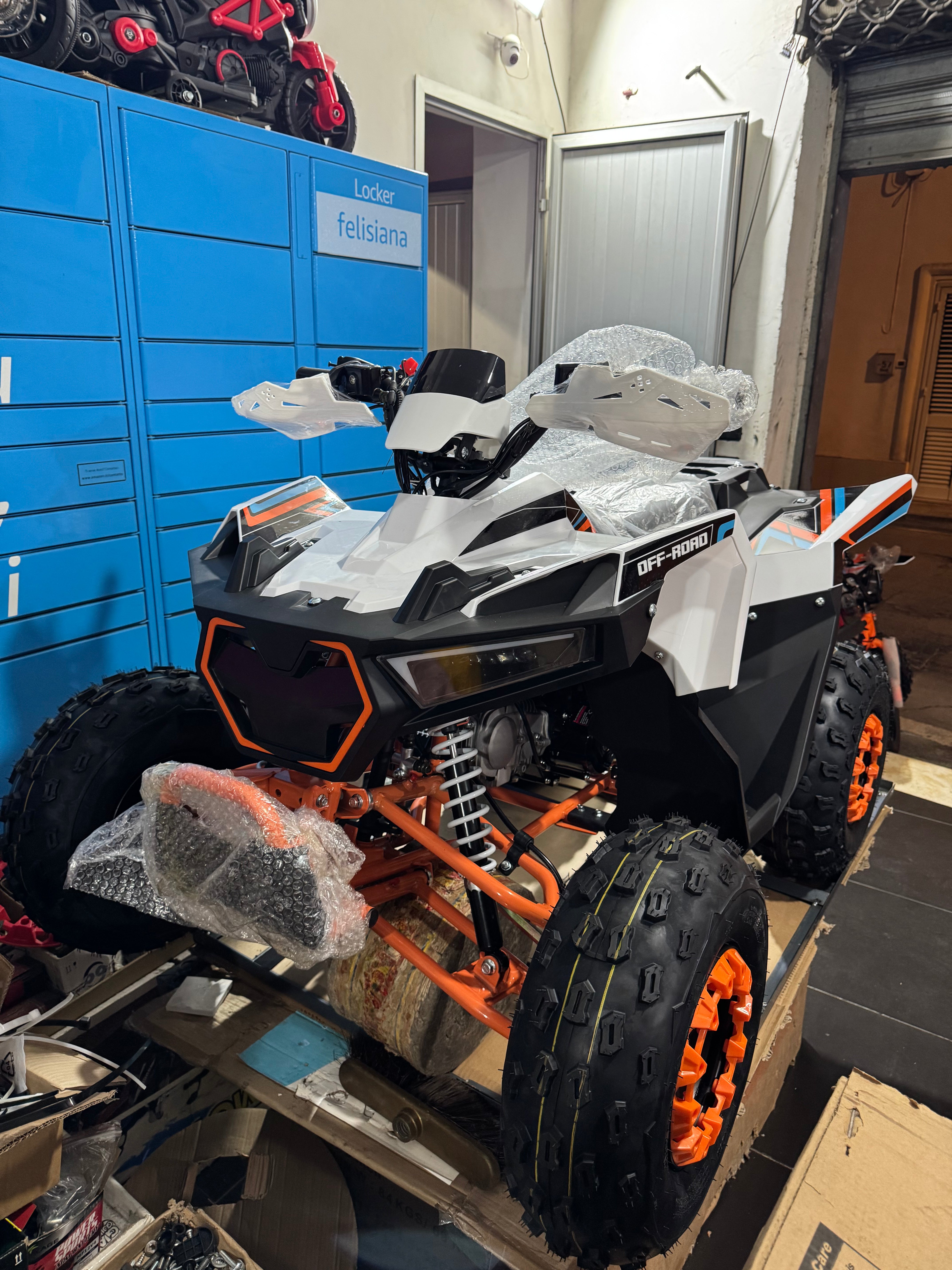 Quad Cvm AFF 125cc 4 tempi con ruote 8”