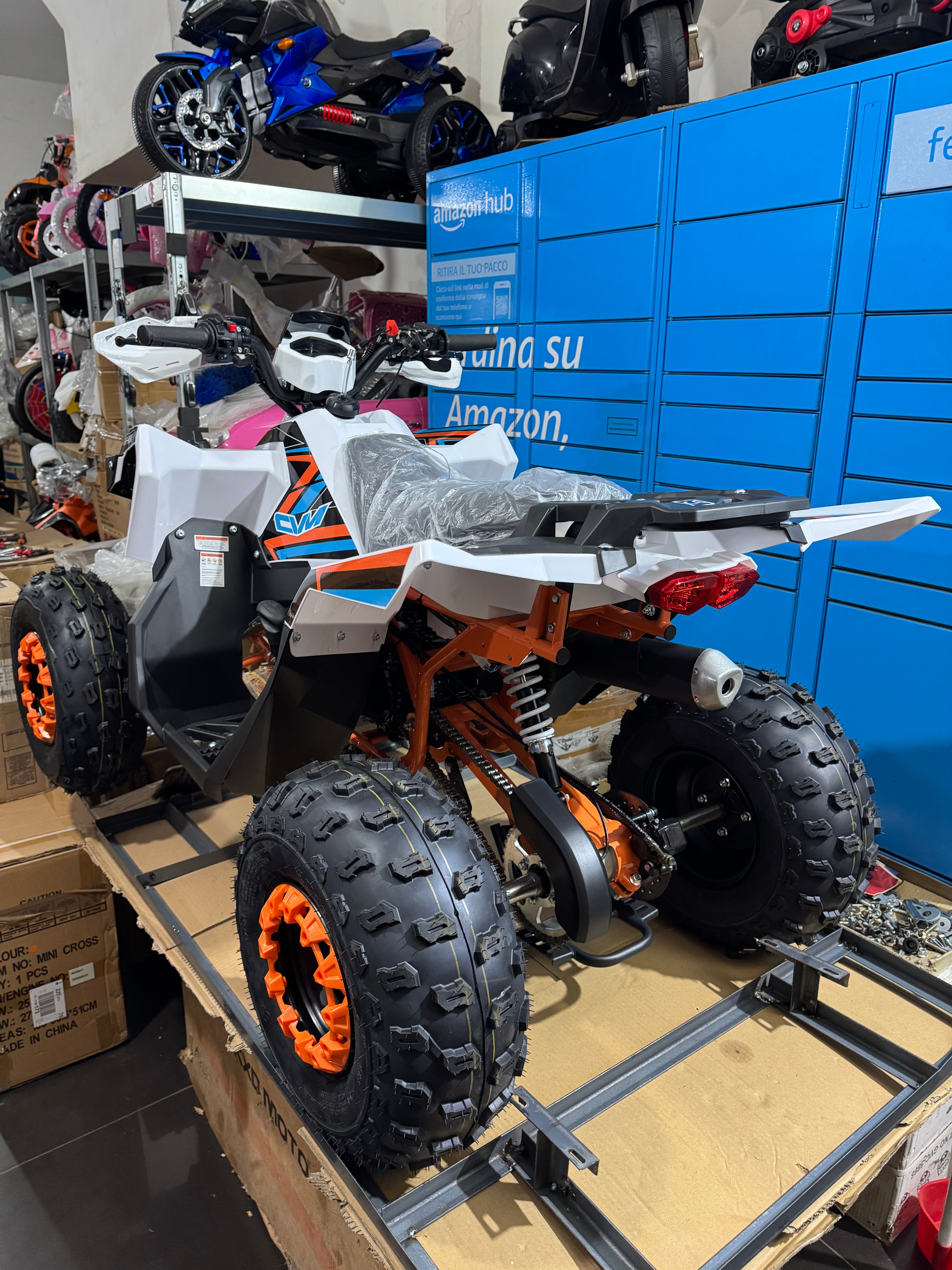 Quad Cvm AFF 125cc 4 tempi con ruote 8”
