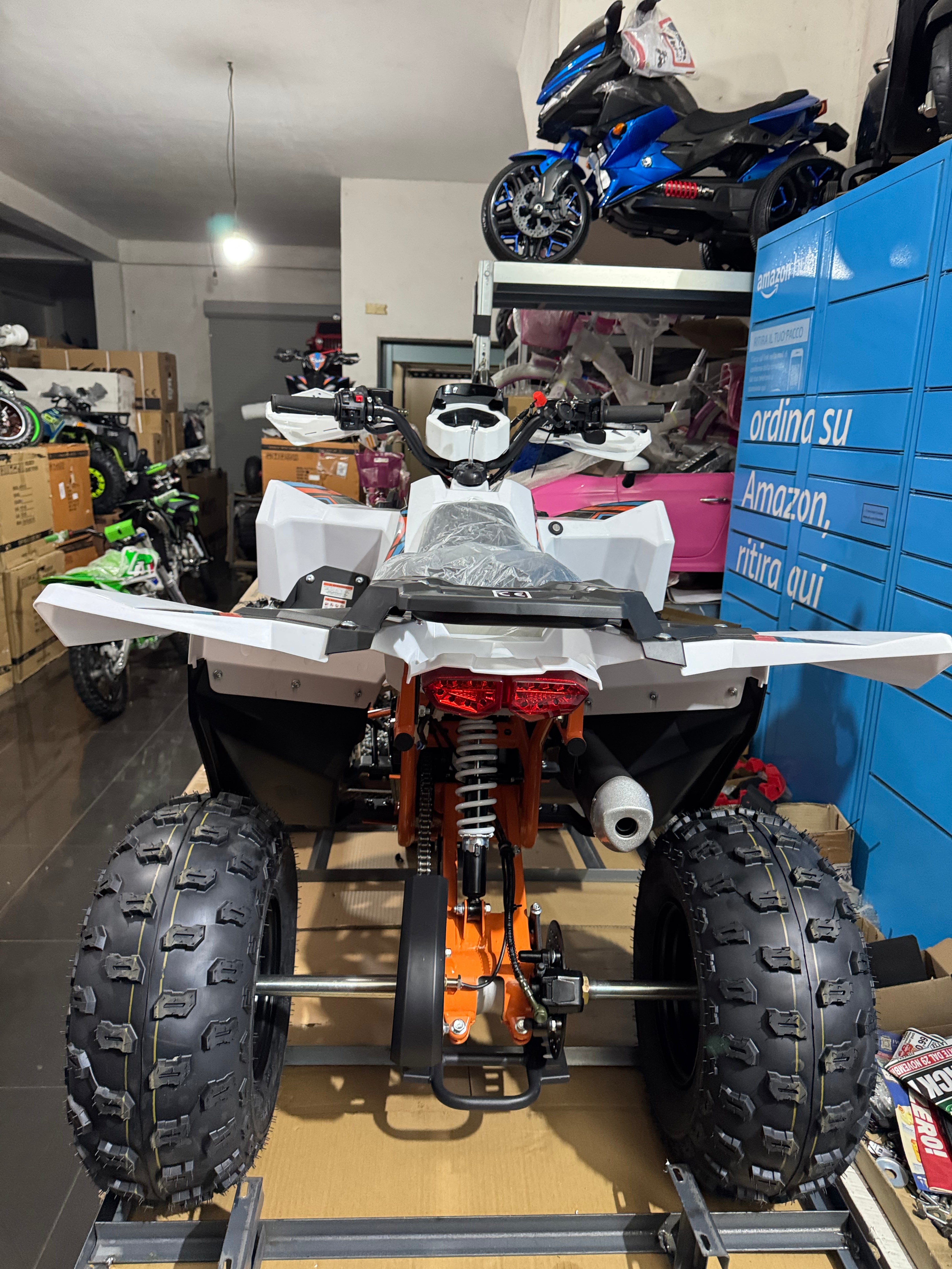 Quad Cvm AFF 125cc 4 tempi con ruote 8”