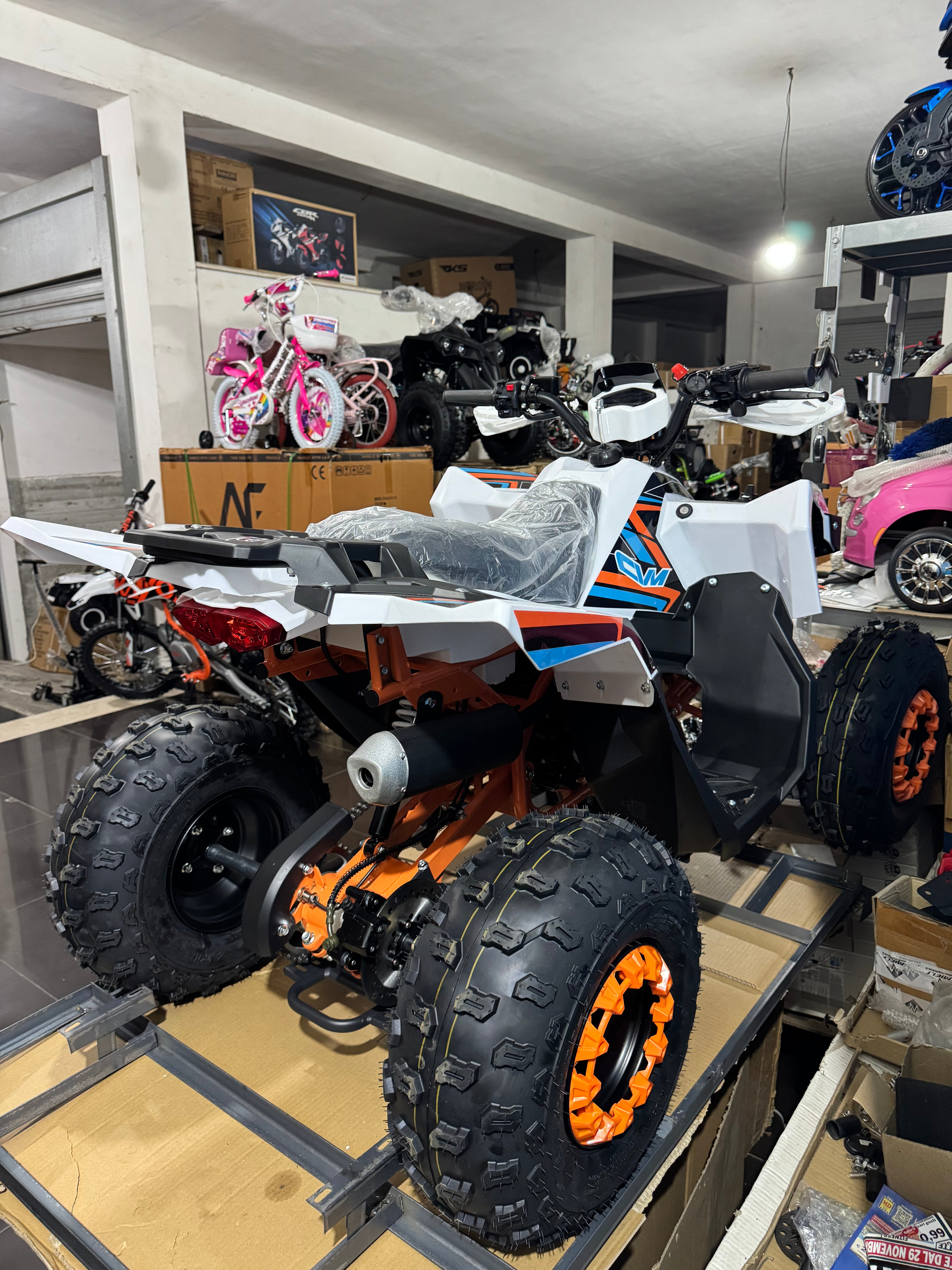 Quad Cvm AFF 125cc 4 tempi con ruote 8”
