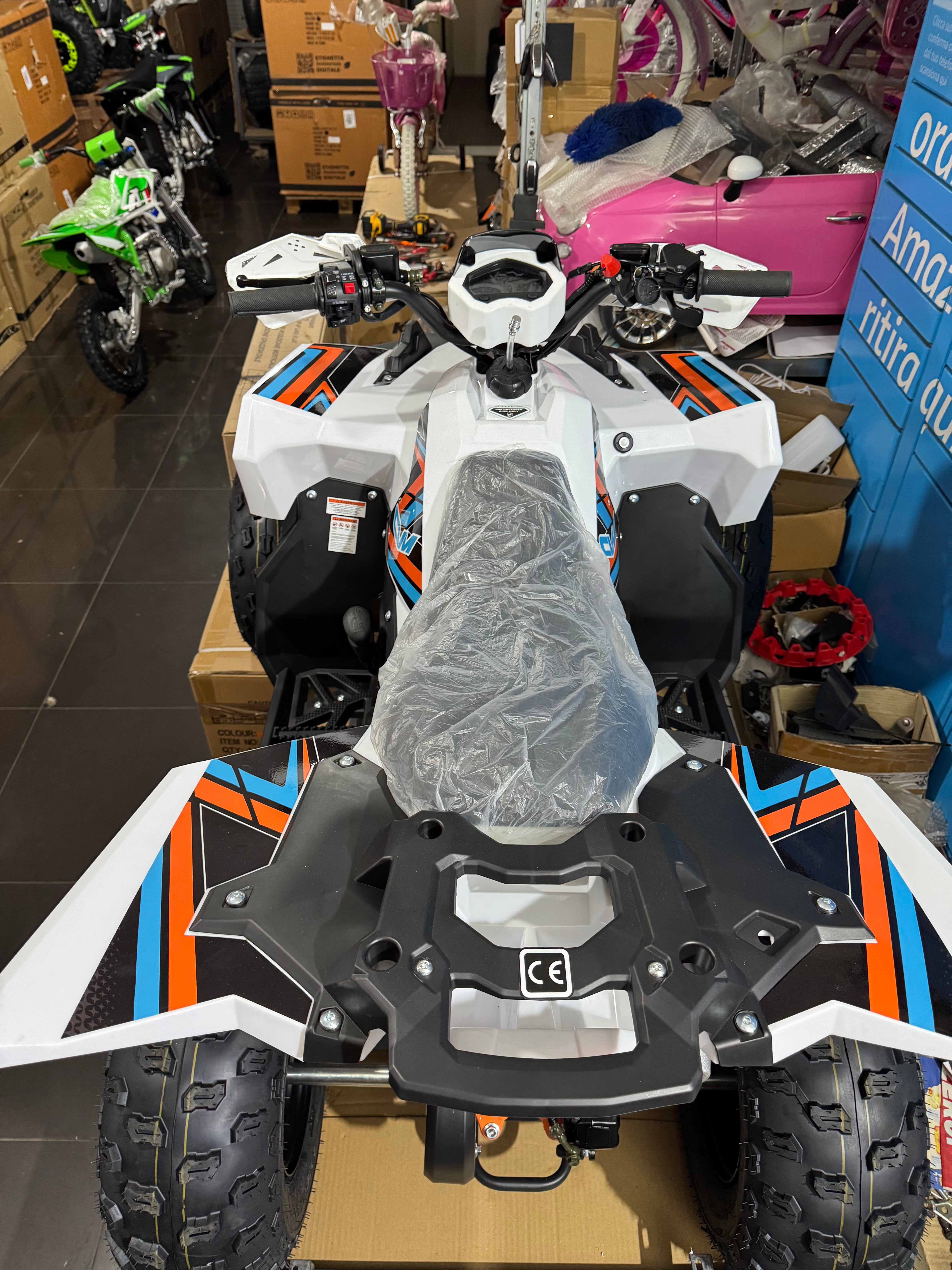 Quad Cvm AFF 125cc 4 tempi con ruote 8”