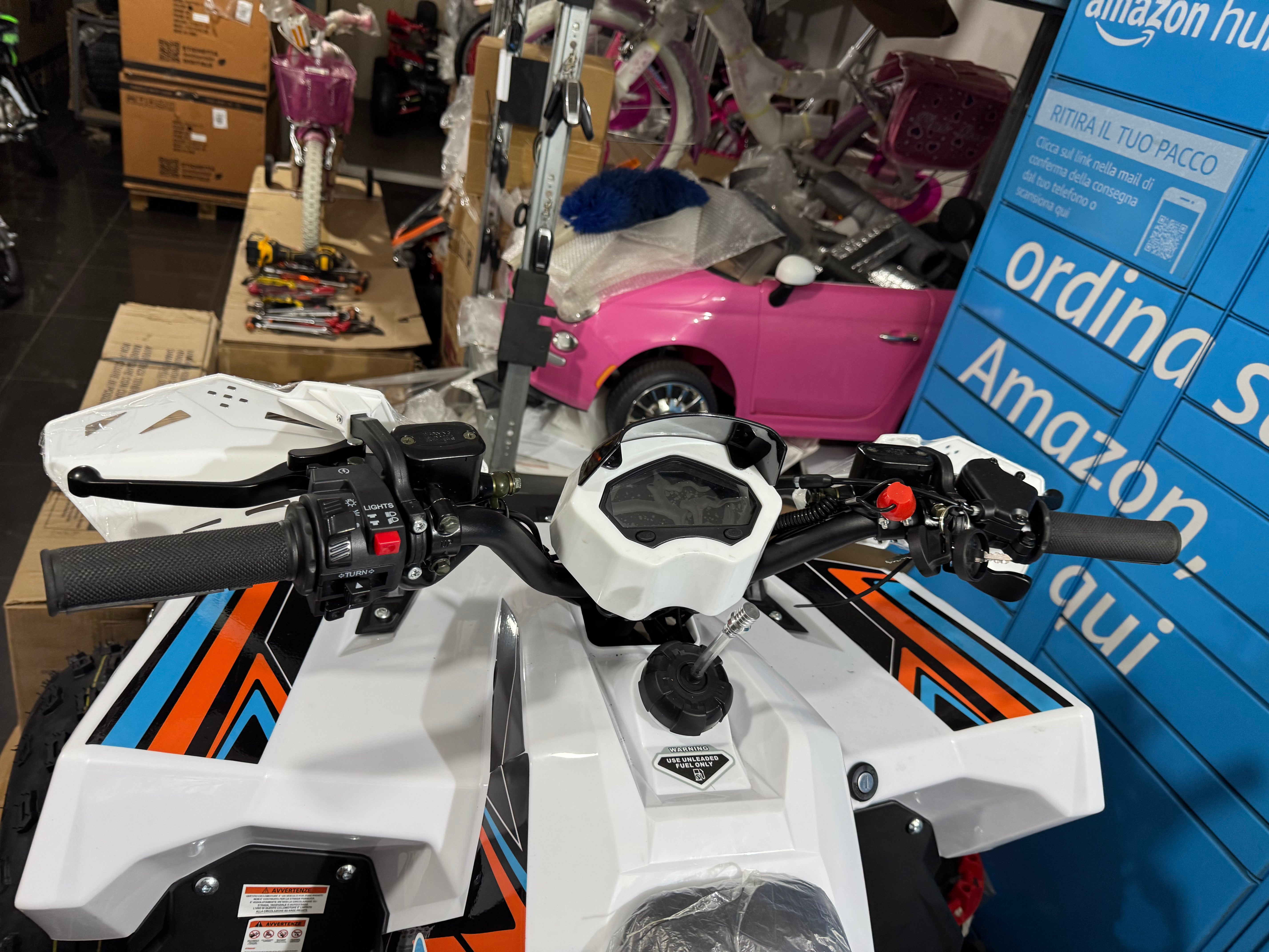 Quad Cvm AFF 125cc 4 tempi con ruote 8”